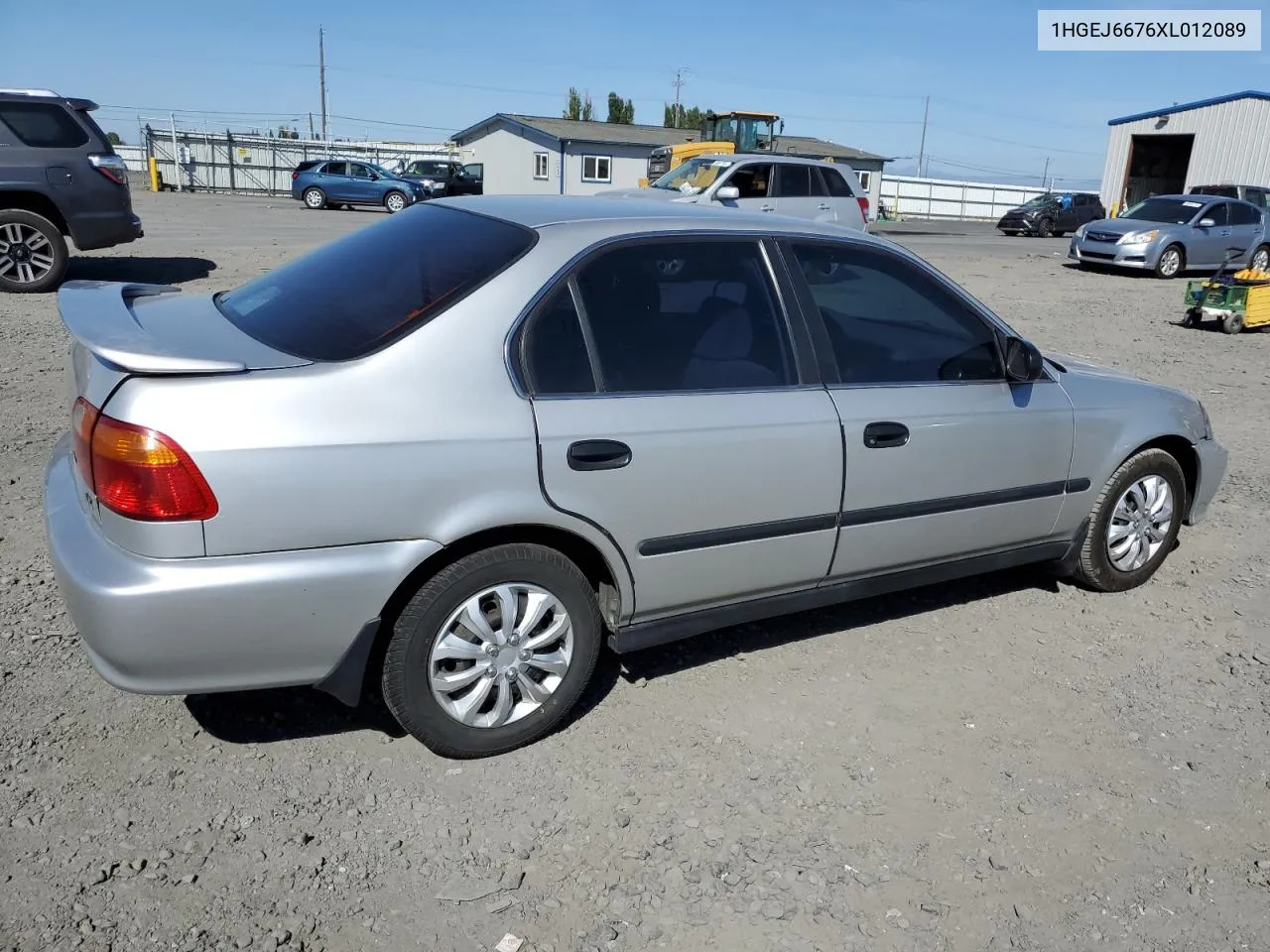 1999 Honda Civic Lx VIN: 1HGEJ6676XL012089 Lot: 69780554