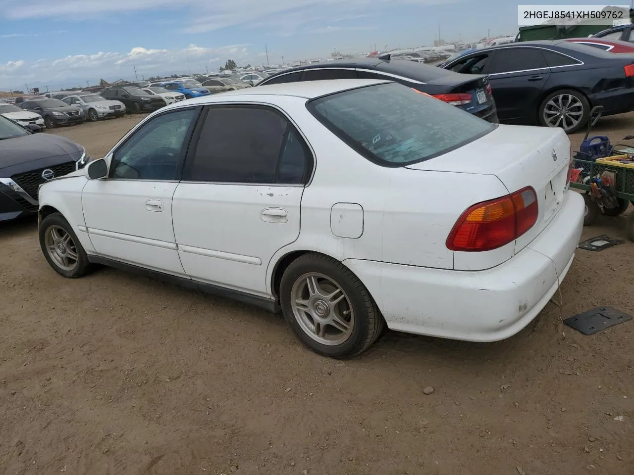 1999 Honda Civic Ex VIN: 2HGEJ8541XH509762 Lot: 70012534