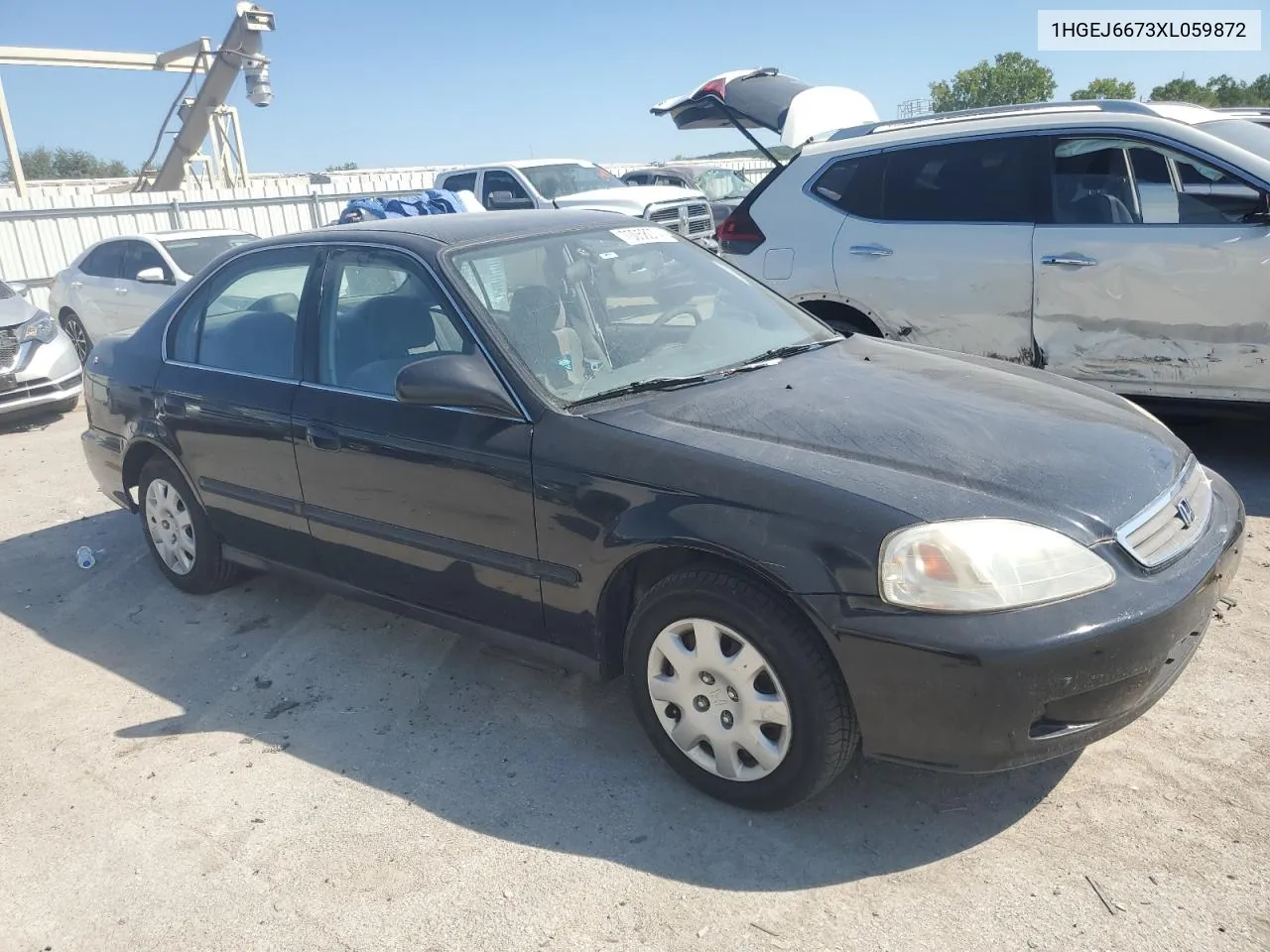 1999 Honda Civic Lx VIN: 1HGEJ6673XL059872 Lot: 70058074