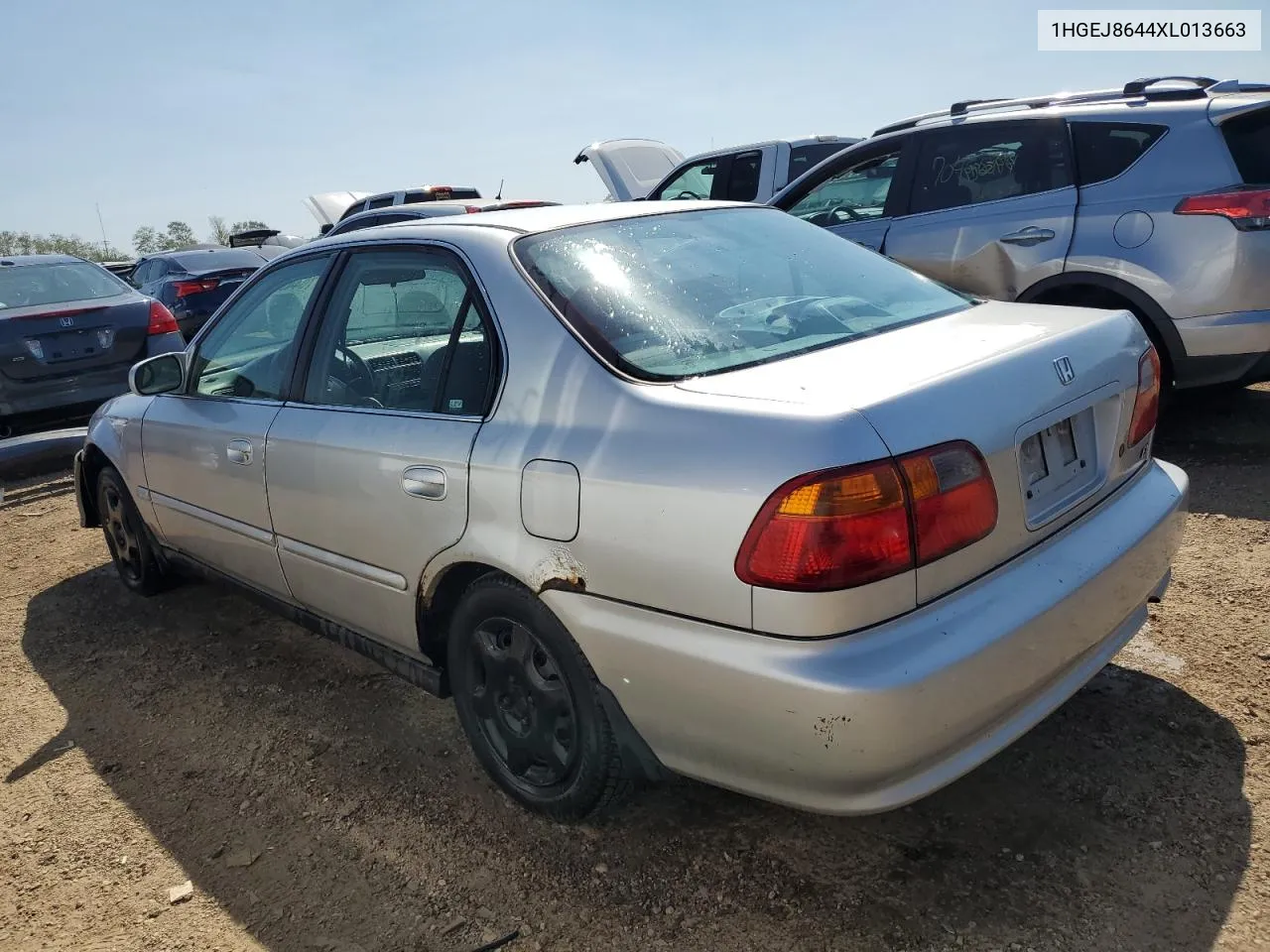 1999 Honda Civic Ex VIN: 1HGEJ8644XL013663 Lot: 70449374