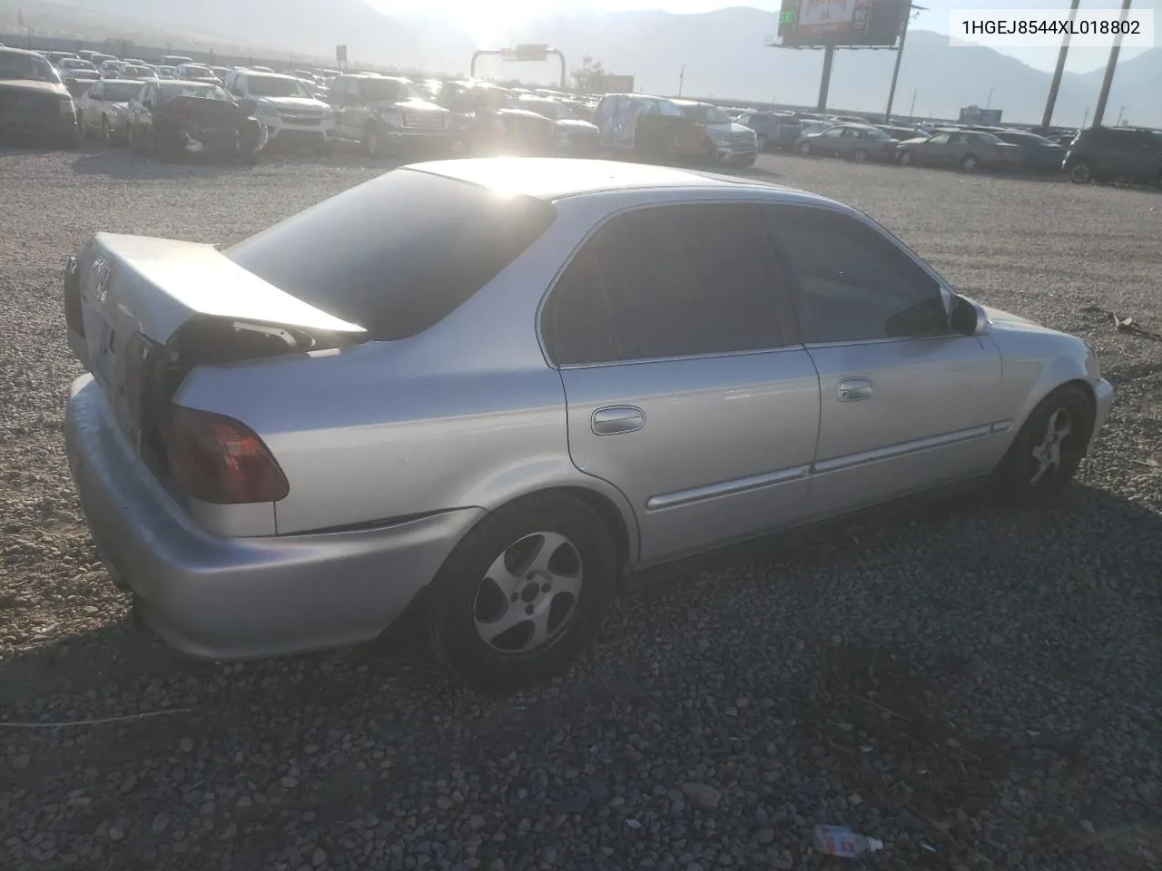 1999 Honda Civic Ex VIN: 1HGEJ8544XL018802 Lot: 70666224