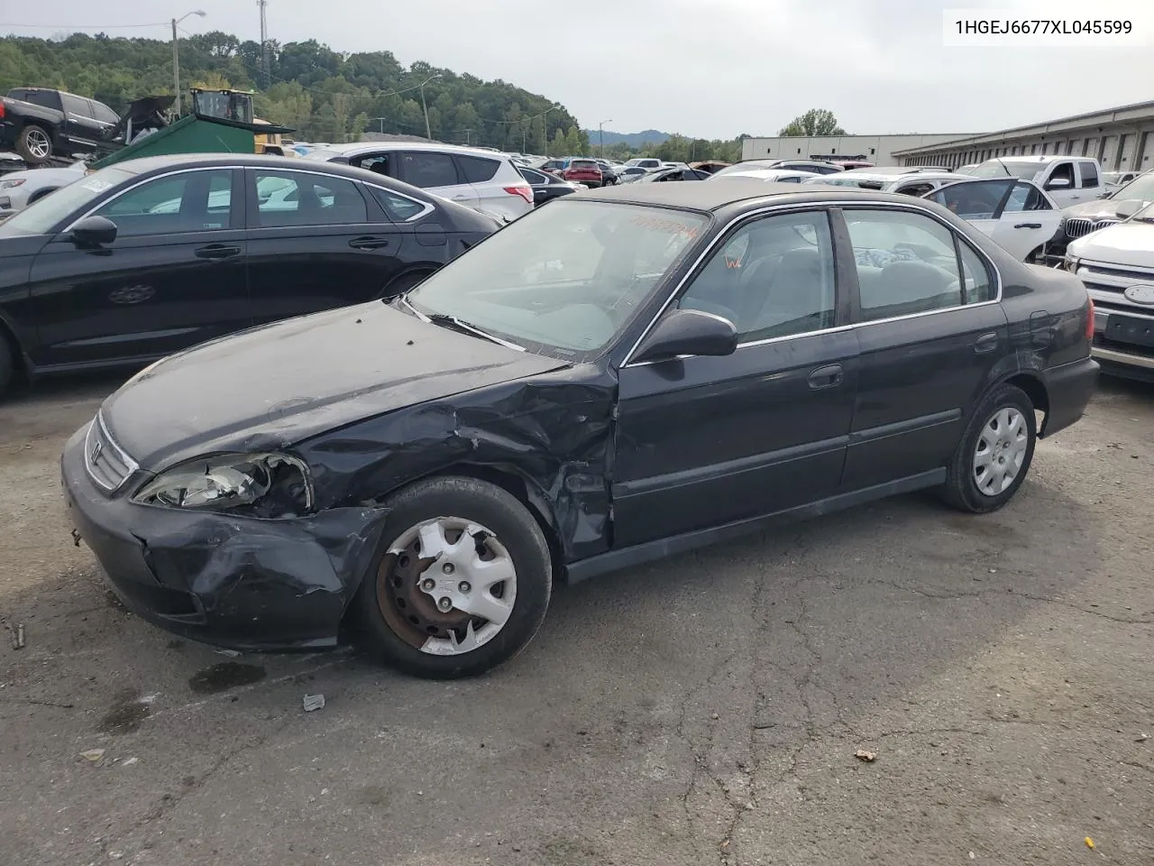 1999 Honda Civic Lx VIN: 1HGEJ6677XL045599 Lot: 70787704