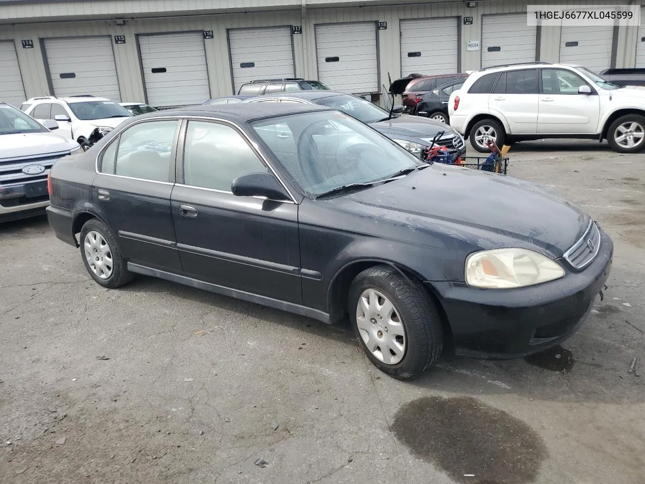 1999 Honda Civic Lx VIN: 1HGEJ6677XL045599 Lot: 70787704