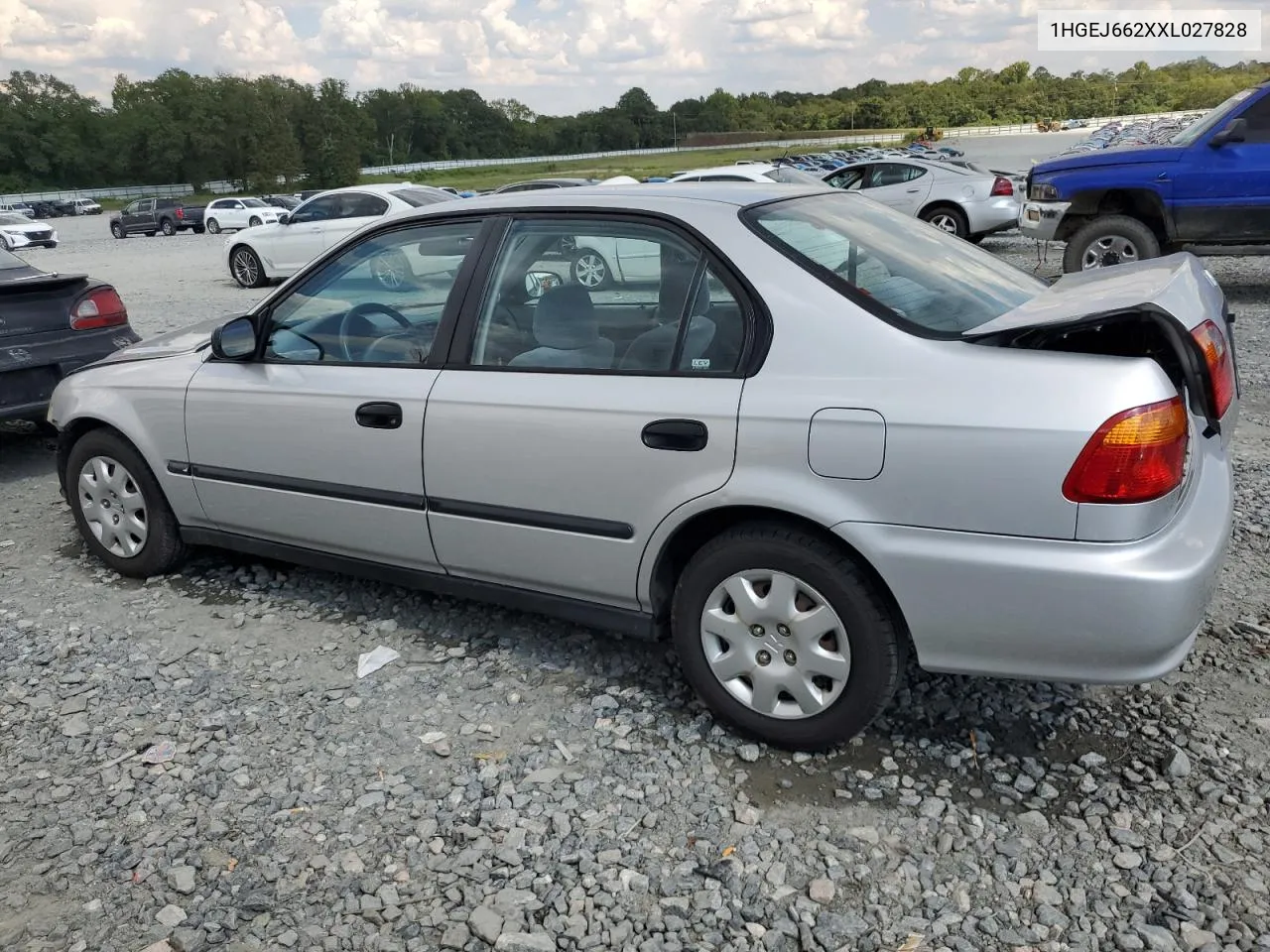 1999 Honda Civic Dx VIN: 1HGEJ662XXL027828 Lot: 72623664