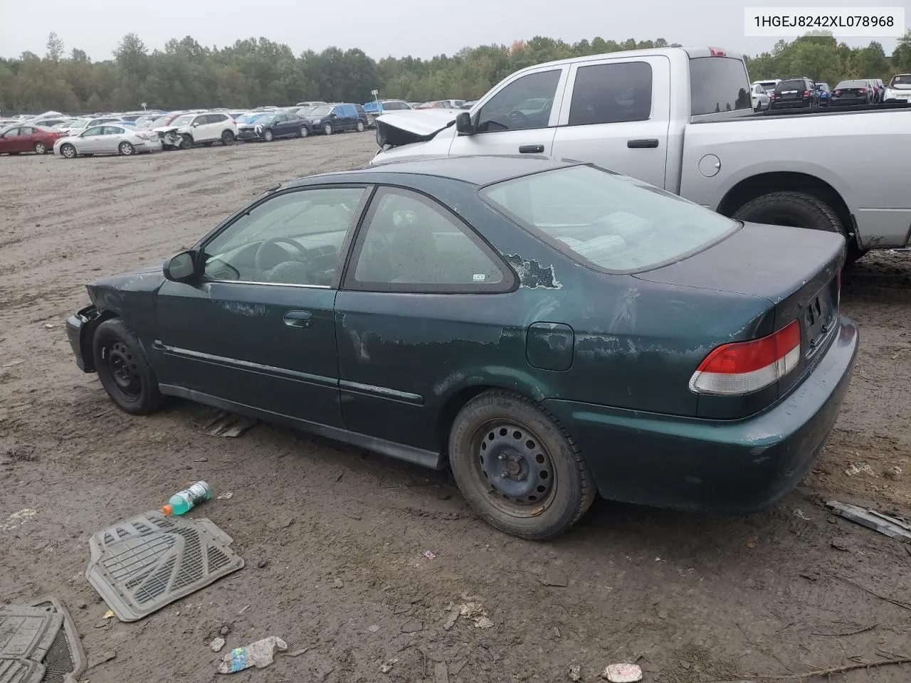 1999 Honda Civic Ex VIN: 1HGEJ8242XL078968 Lot: 72958544