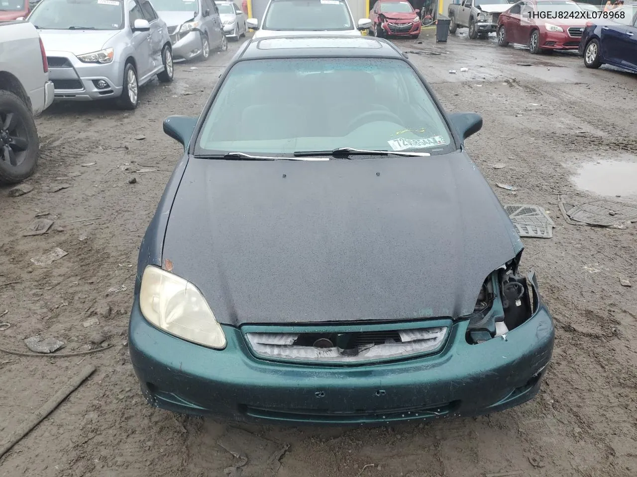 1999 Honda Civic Ex VIN: 1HGEJ8242XL078968 Lot: 72958544