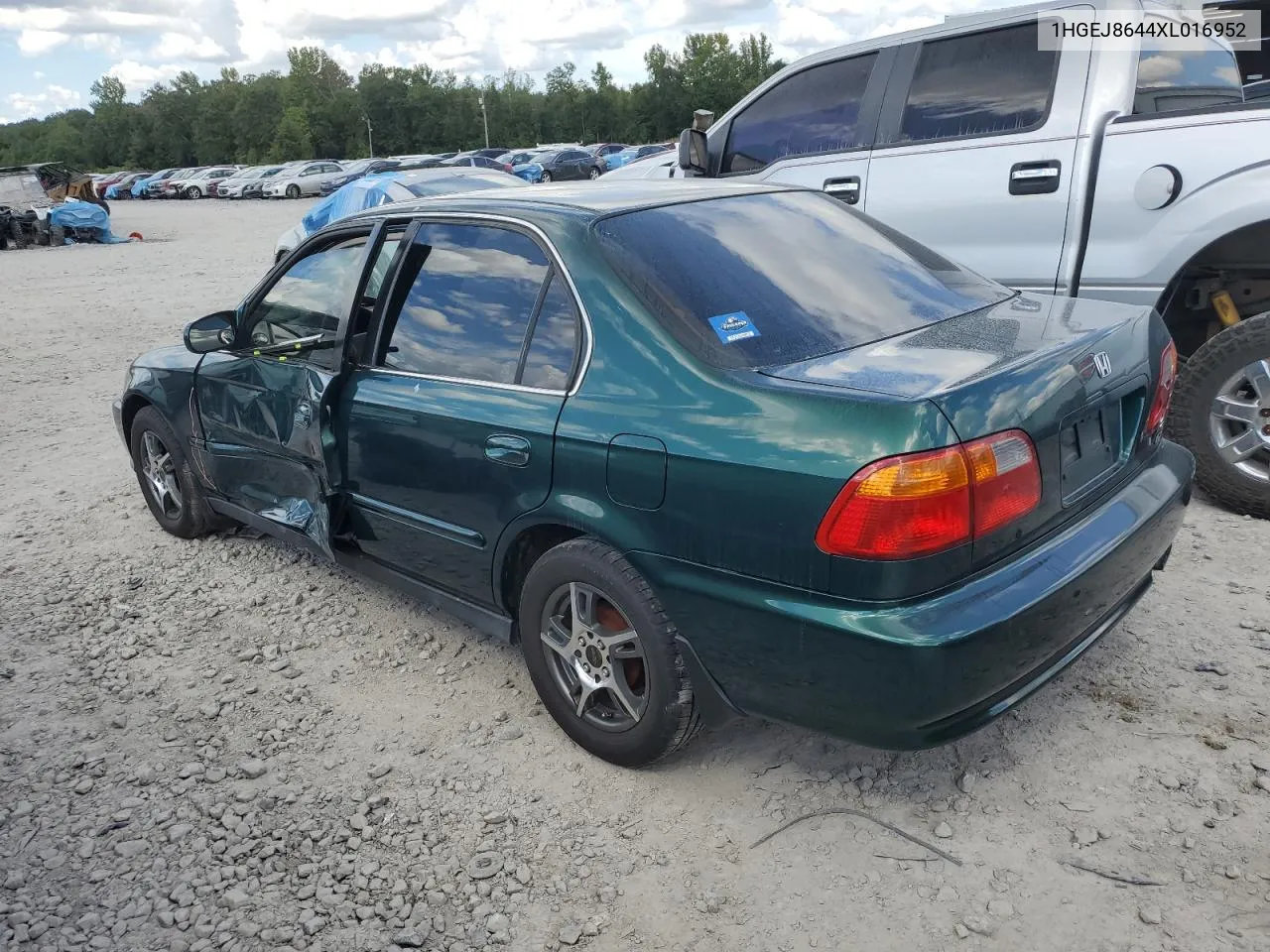 1999 Honda Civic Ex VIN: 1HGEJ8644XL016952 Lot: 73947434