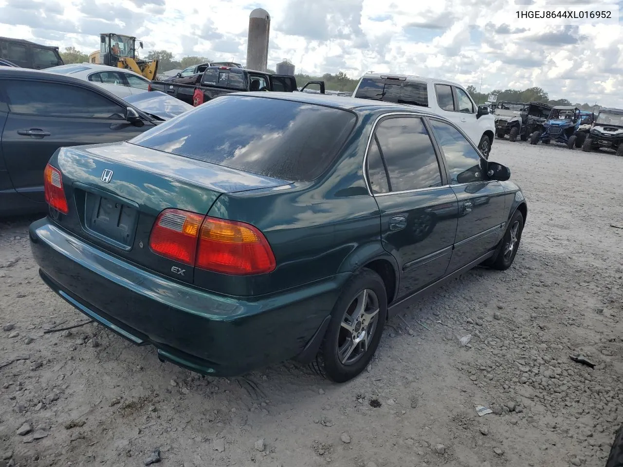 1999 Honda Civic Ex VIN: 1HGEJ8644XL016952 Lot: 73947434