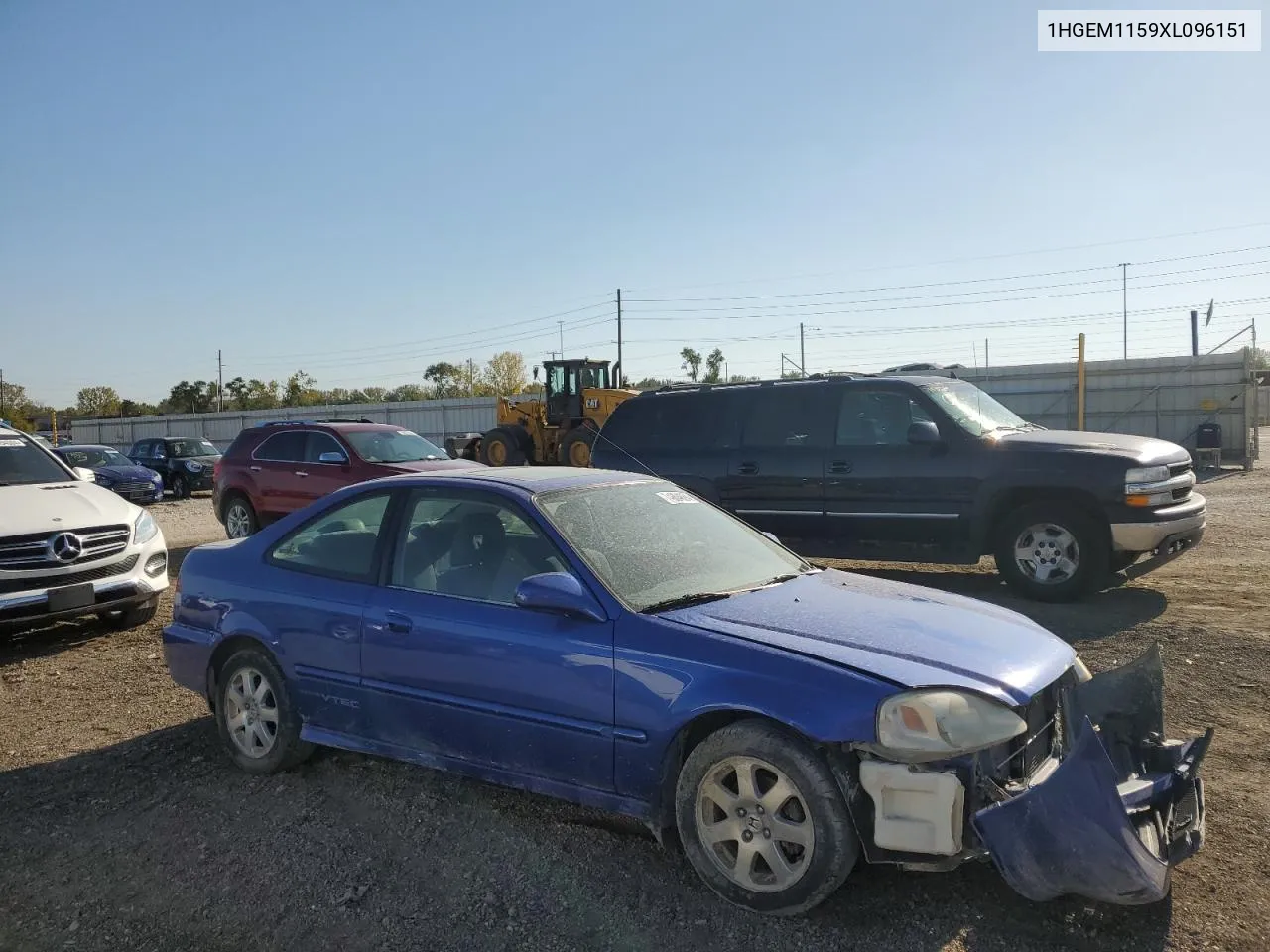 1999 Honda Civic Si VIN: 1HGEM1159XL096151 Lot: 74804884