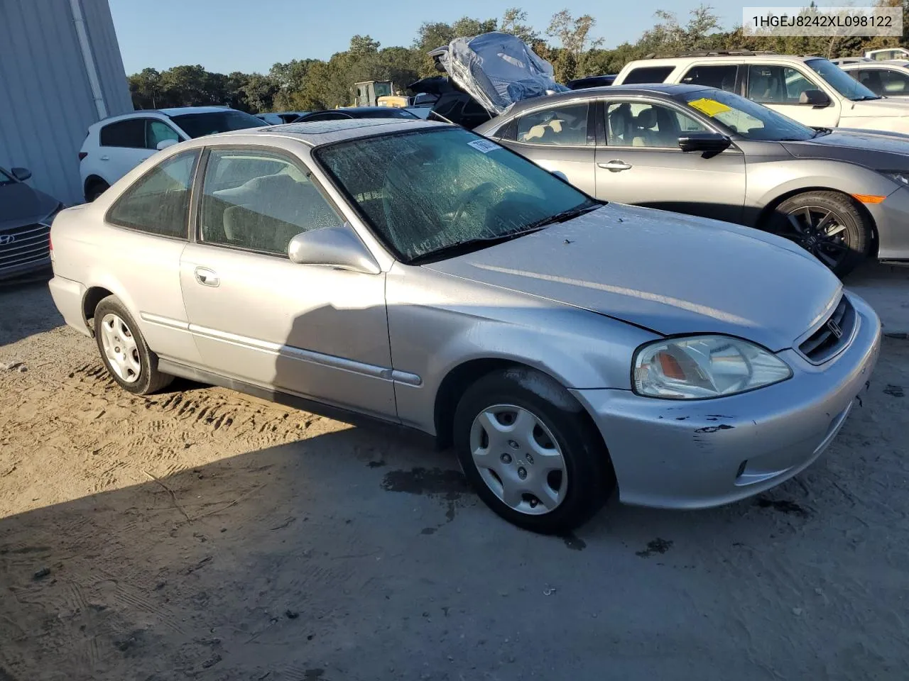 1999 Honda Civic Ex VIN: 1HGEJ8242XL098122 Lot: 76067974