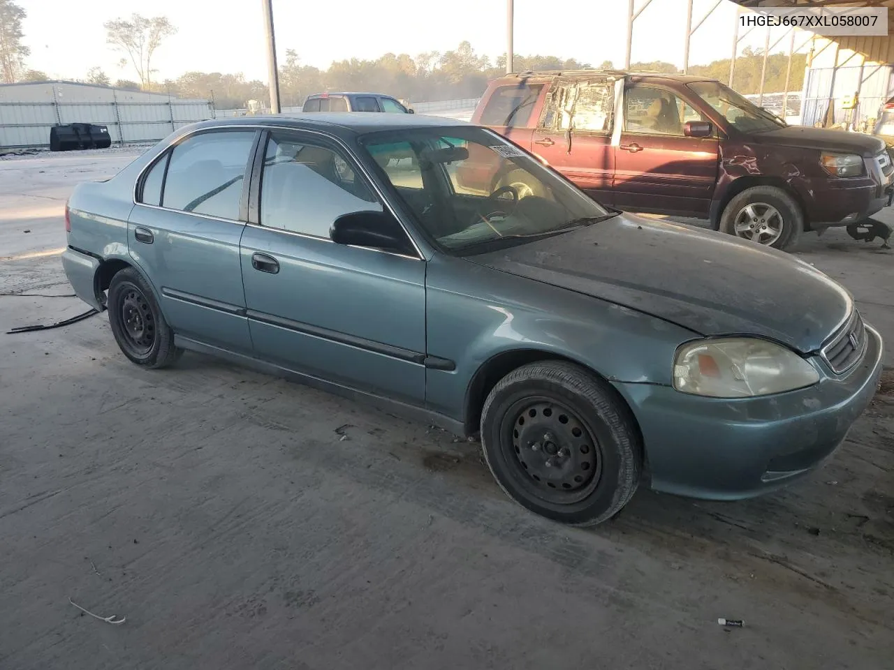 1999 Honda Civic Lx VIN: 1HGEJ667XXL058007 Lot: 76940814