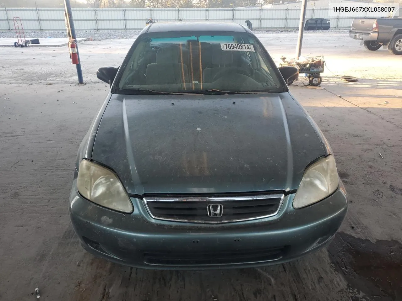 1999 Honda Civic Lx VIN: 1HGEJ667XXL058007 Lot: 76940814