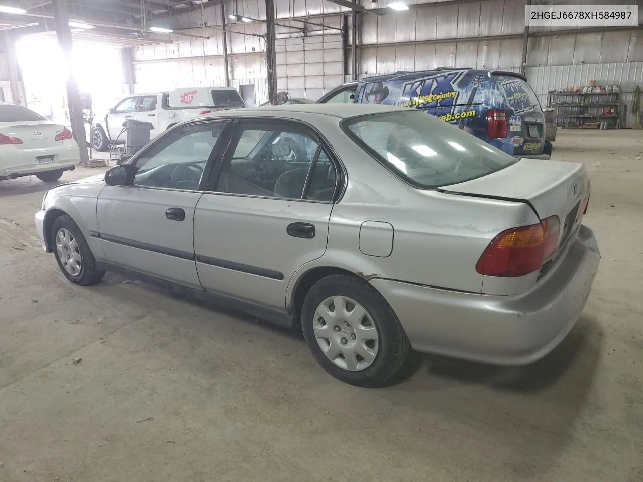 1999 Honda Civic Lx VIN: 2HGEJ6678XH584987 Lot: 78052514