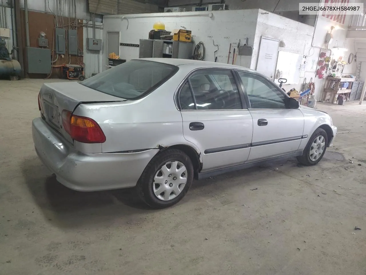 1999 Honda Civic Lx VIN: 2HGEJ6678XH584987 Lot: 78052514