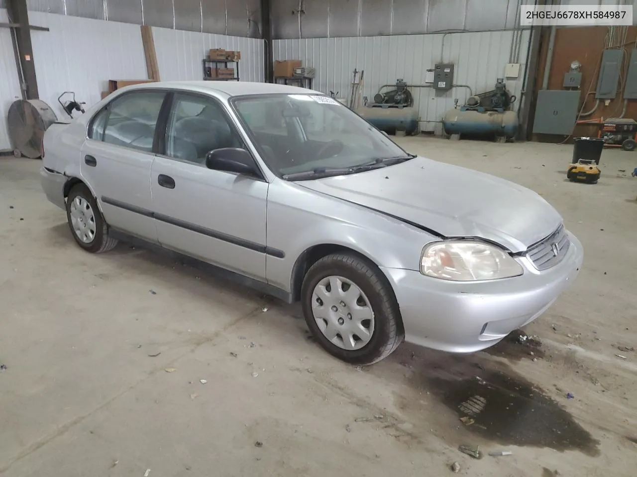 1999 Honda Civic Lx VIN: 2HGEJ6678XH584987 Lot: 78052514