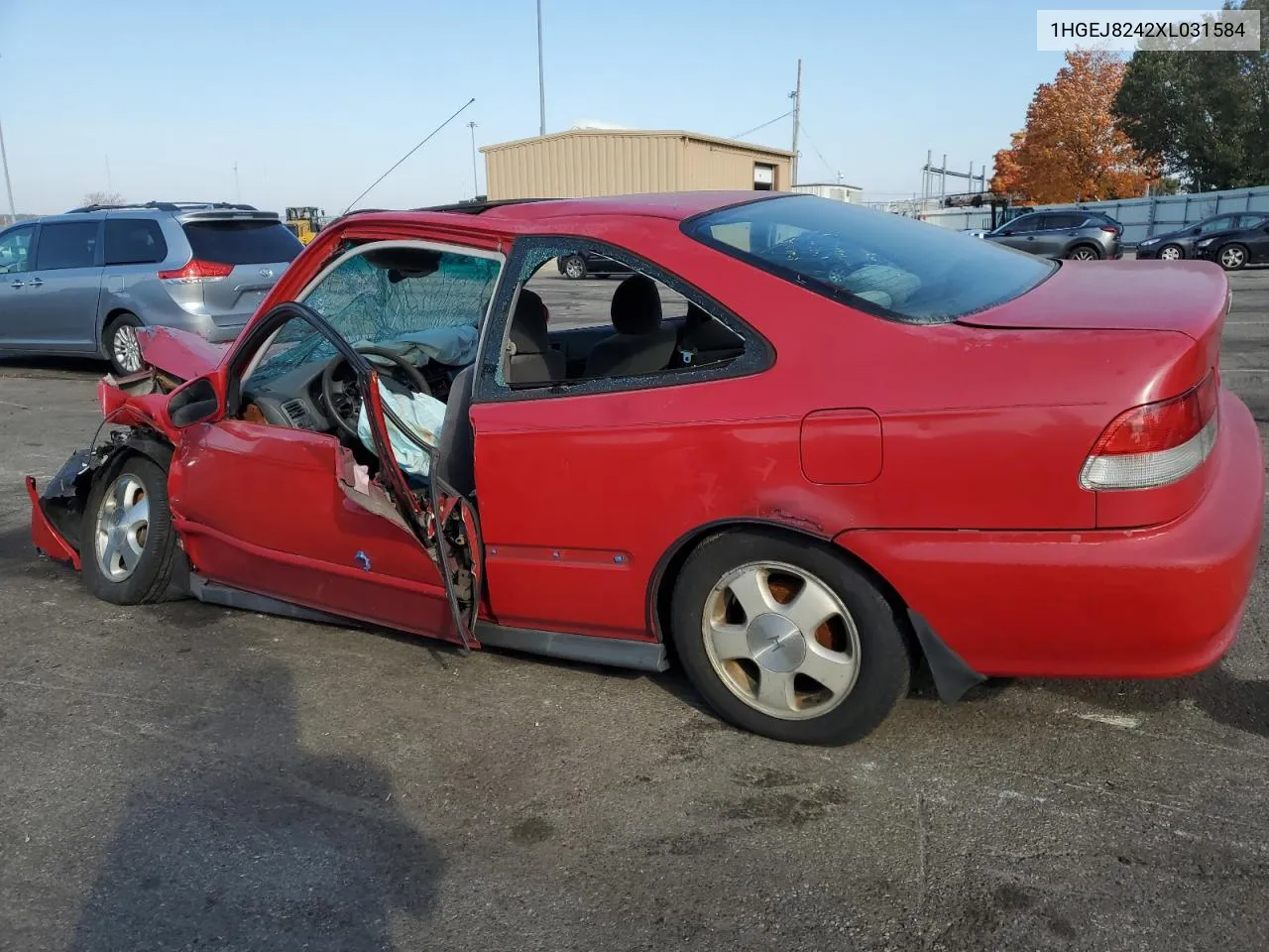 1999 Honda Civic Ex VIN: 1HGEJ8242XL031584 Lot: 78106214