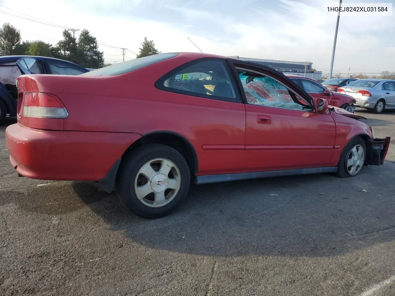 1999 Honda Civic Ex VIN: 1HGEJ8242XL031584 Lot: 78106214