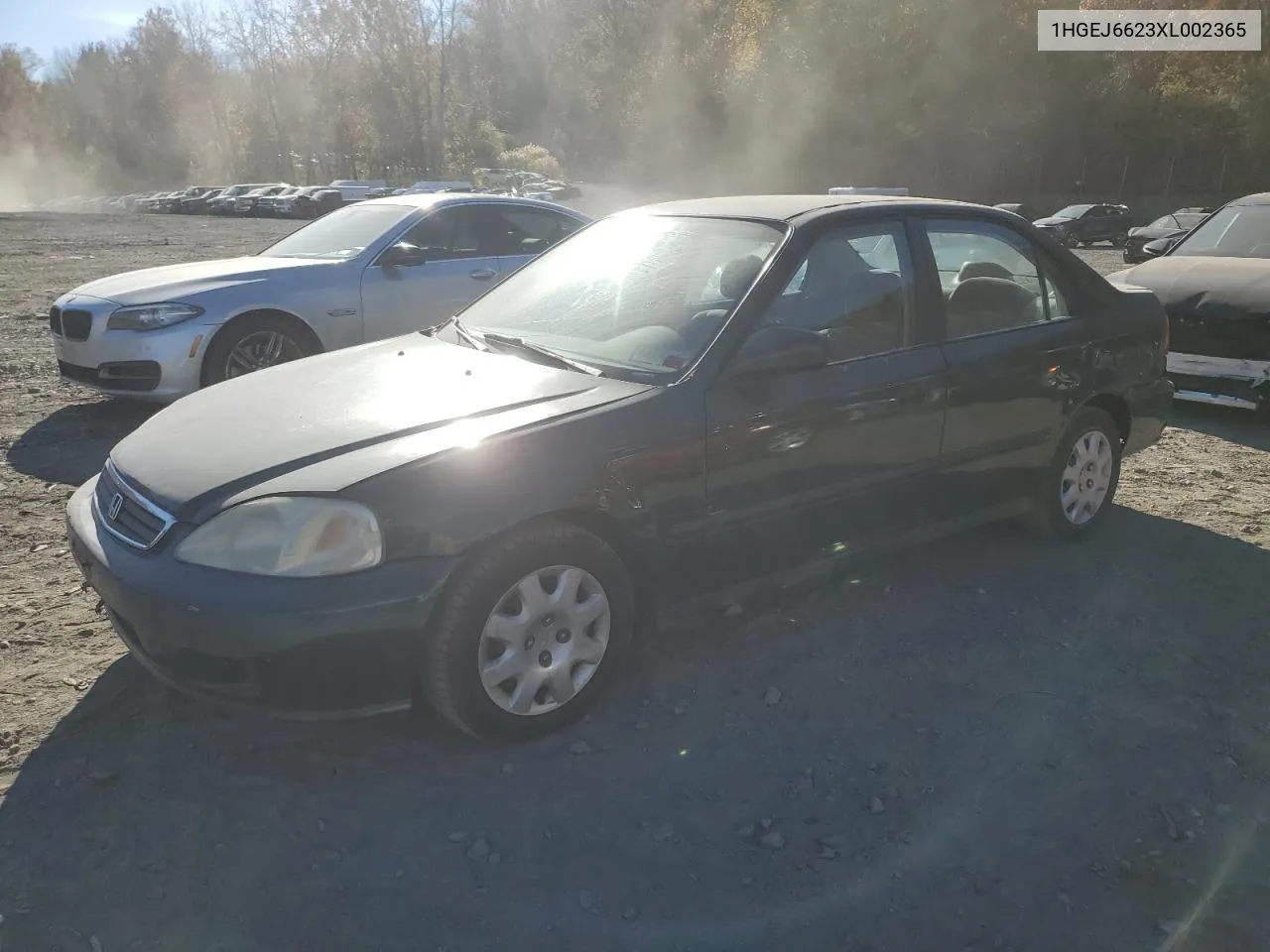 1999 Honda Civic Dx VIN: 1HGEJ6623XL002365 Lot: 78121684