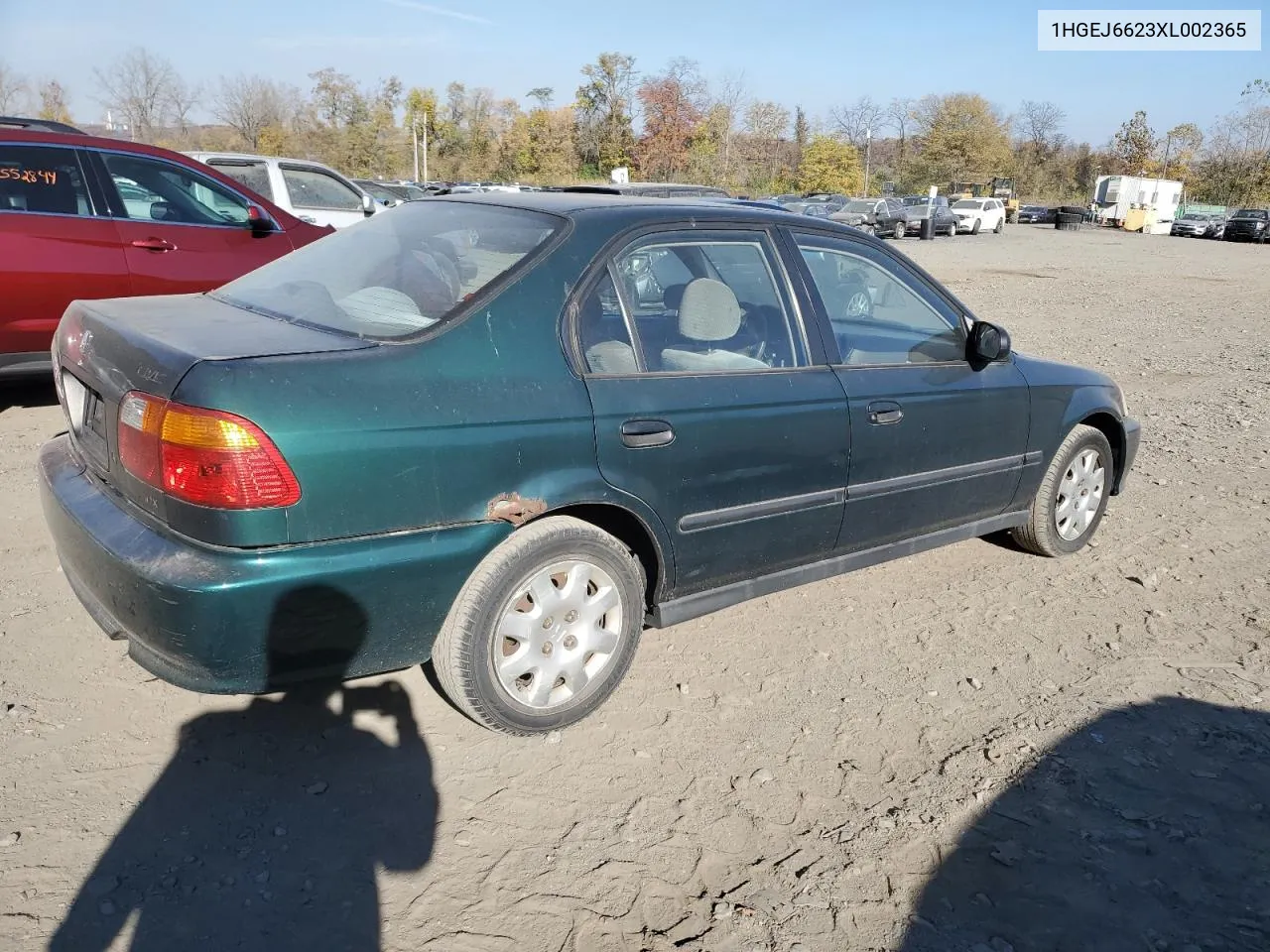 1999 Honda Civic Dx VIN: 1HGEJ6623XL002365 Lot: 78121684