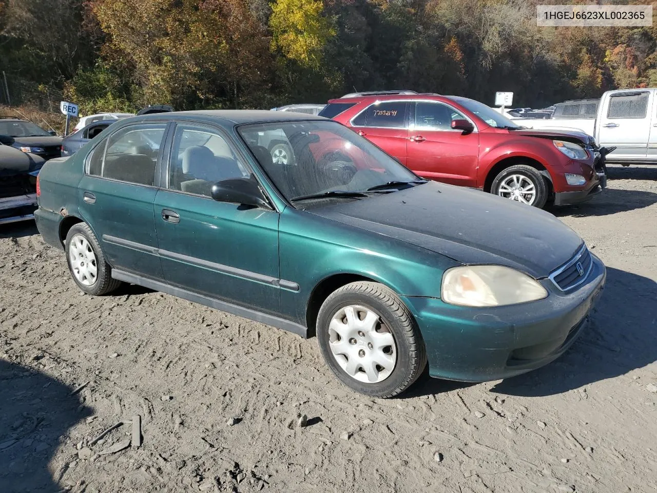 1999 Honda Civic Dx VIN: 1HGEJ6623XL002365 Lot: 78121684