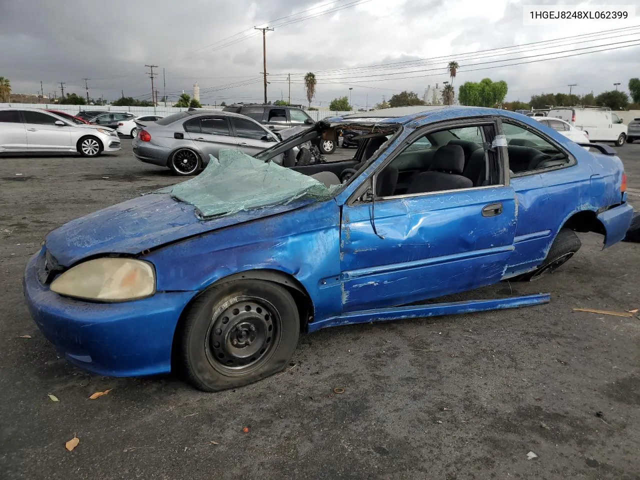 1999 Honda Civic Ex VIN: 1HGEJ8248XL062399 Lot: 79059784