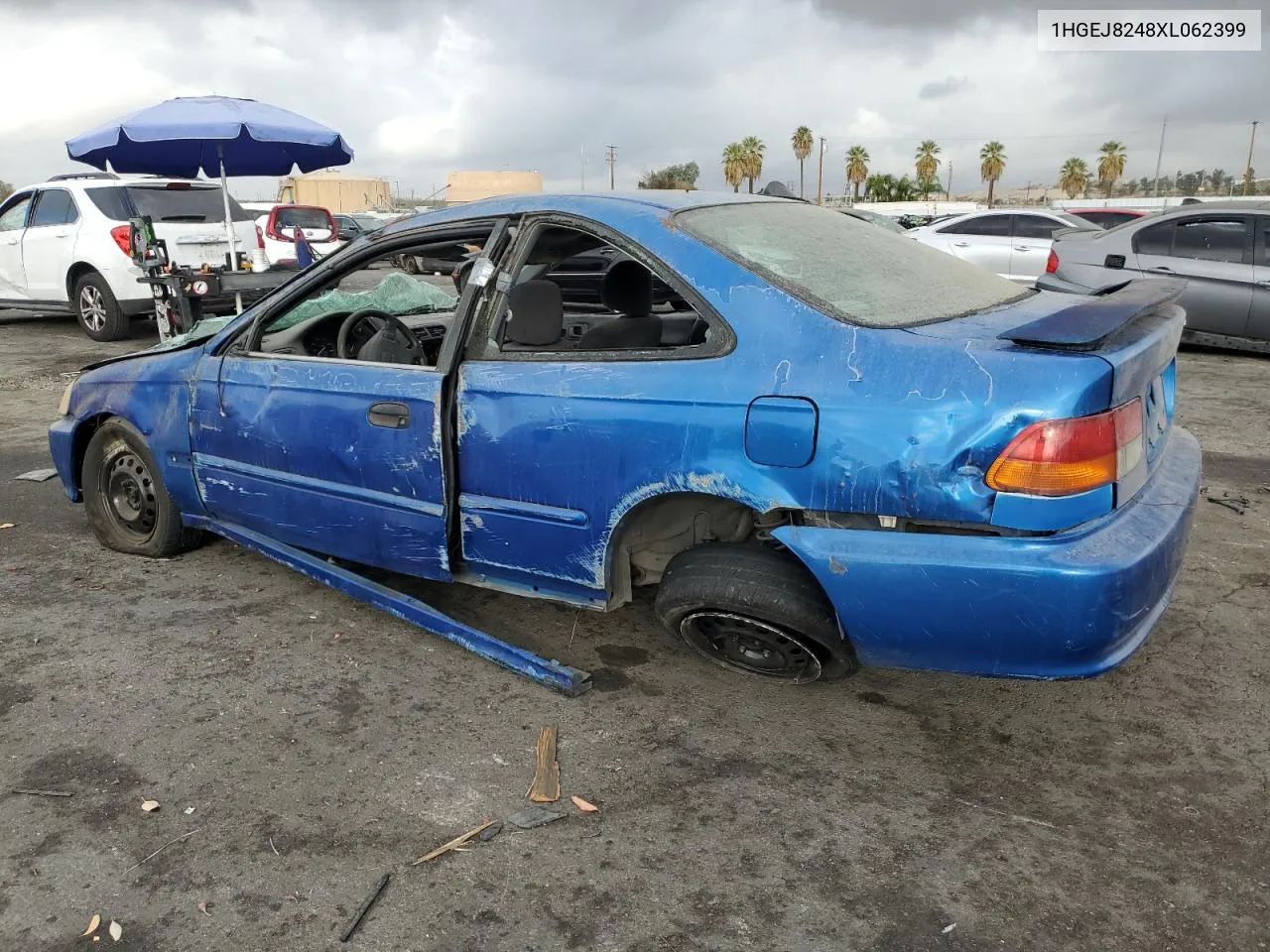 1999 Honda Civic Ex VIN: 1HGEJ8248XL062399 Lot: 79059784