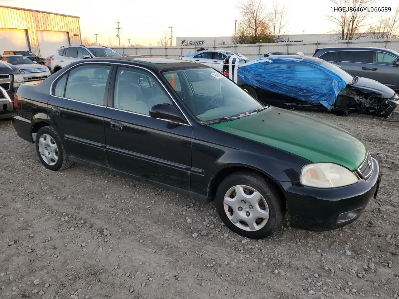 2000 Honda Civic Ex VIN: 1HGEJ8646YL066589 Lot: 75401664