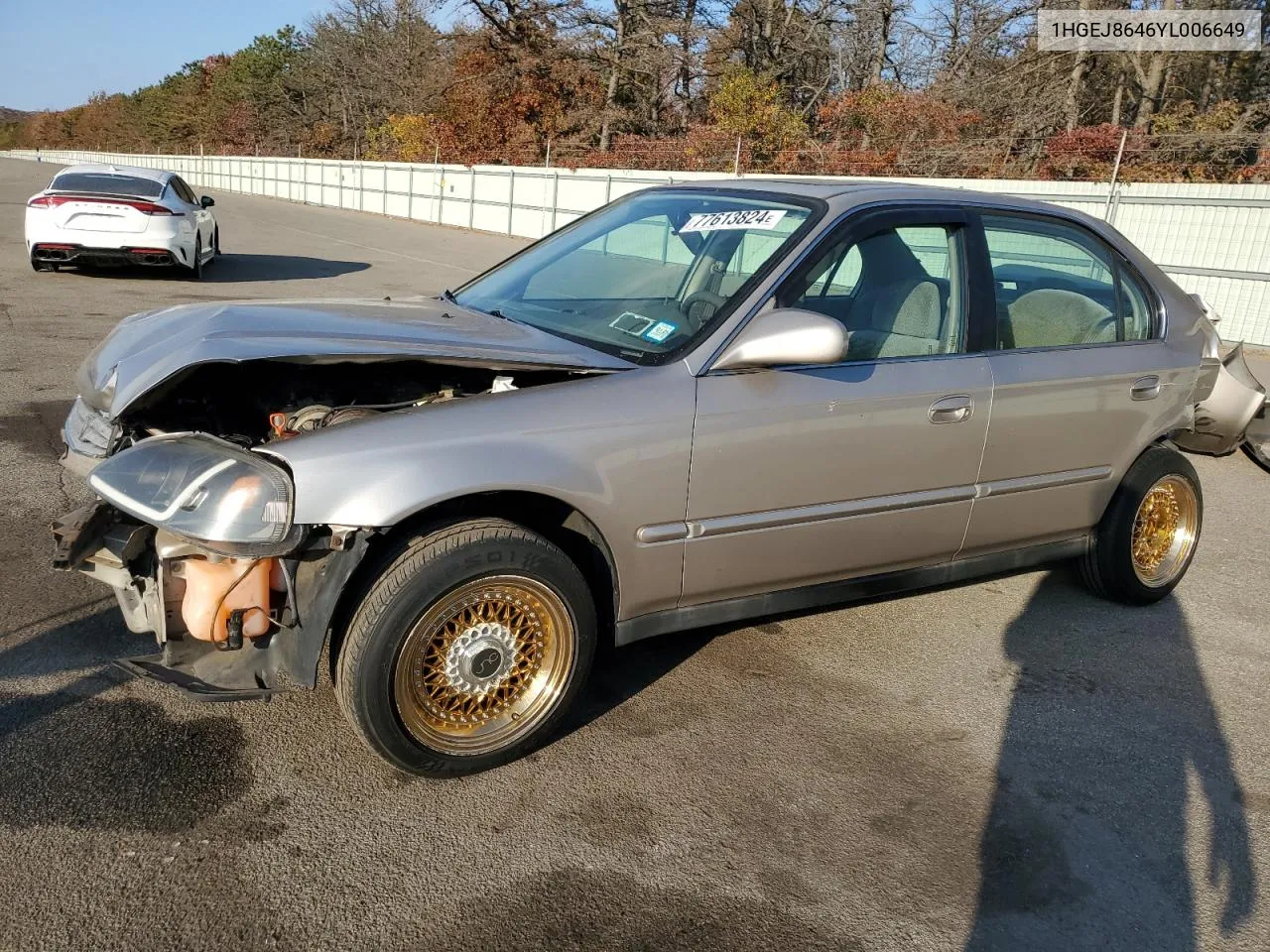 2000 Honda Civic Ex VIN: 1HGEJ8646YL006649 Lot: 77613824