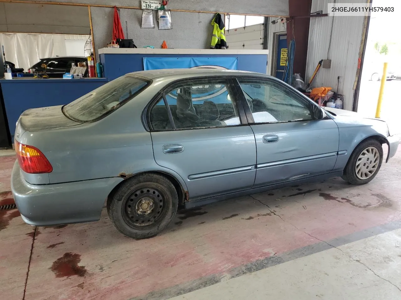 2000 Honda Civic Base VIN: 2HGEJ6611YH579403 Lot: 79625884