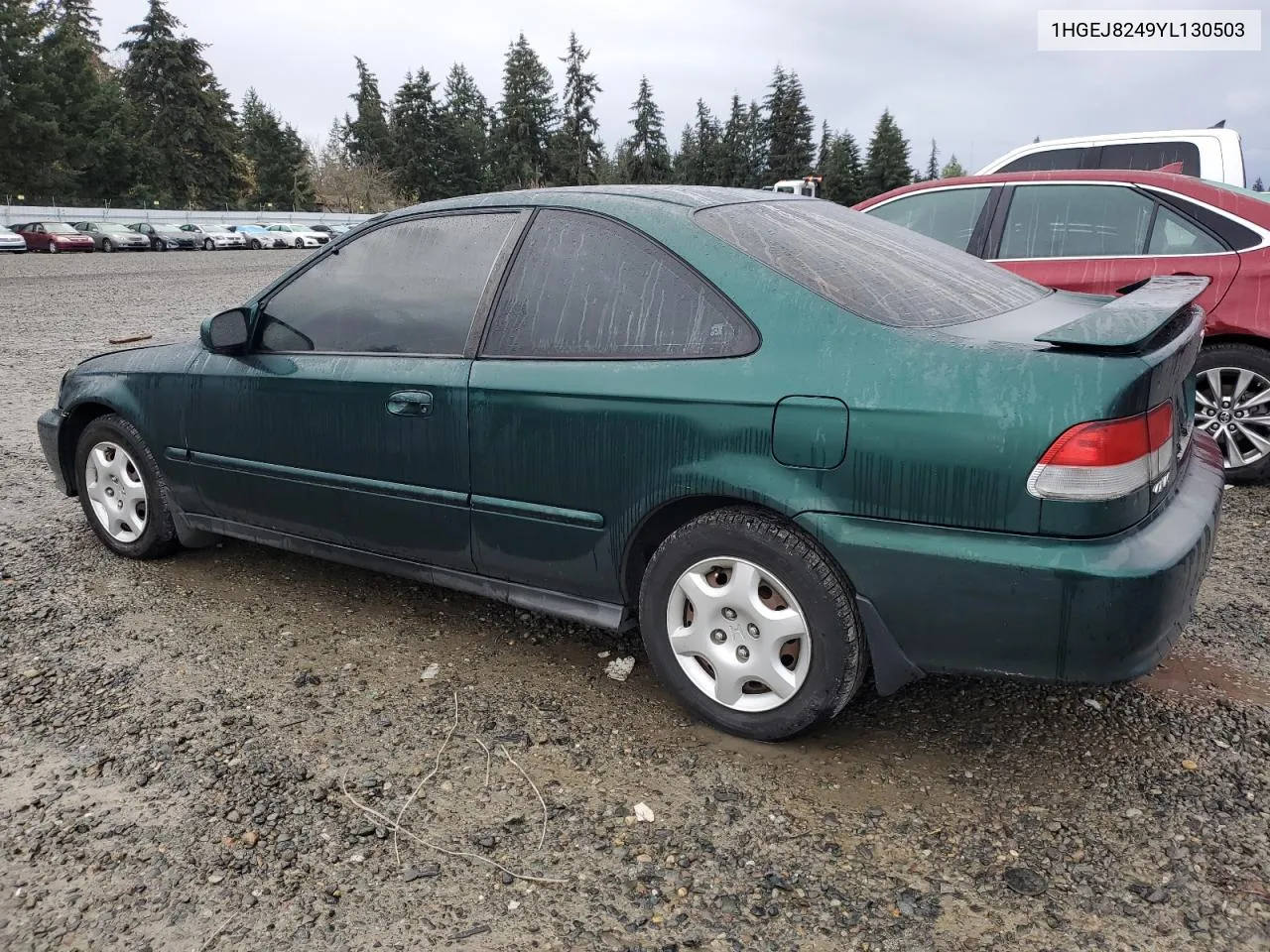 2000 Honda Civic Ex VIN: 1HGEJ8249YL130503 Lot: 80297734