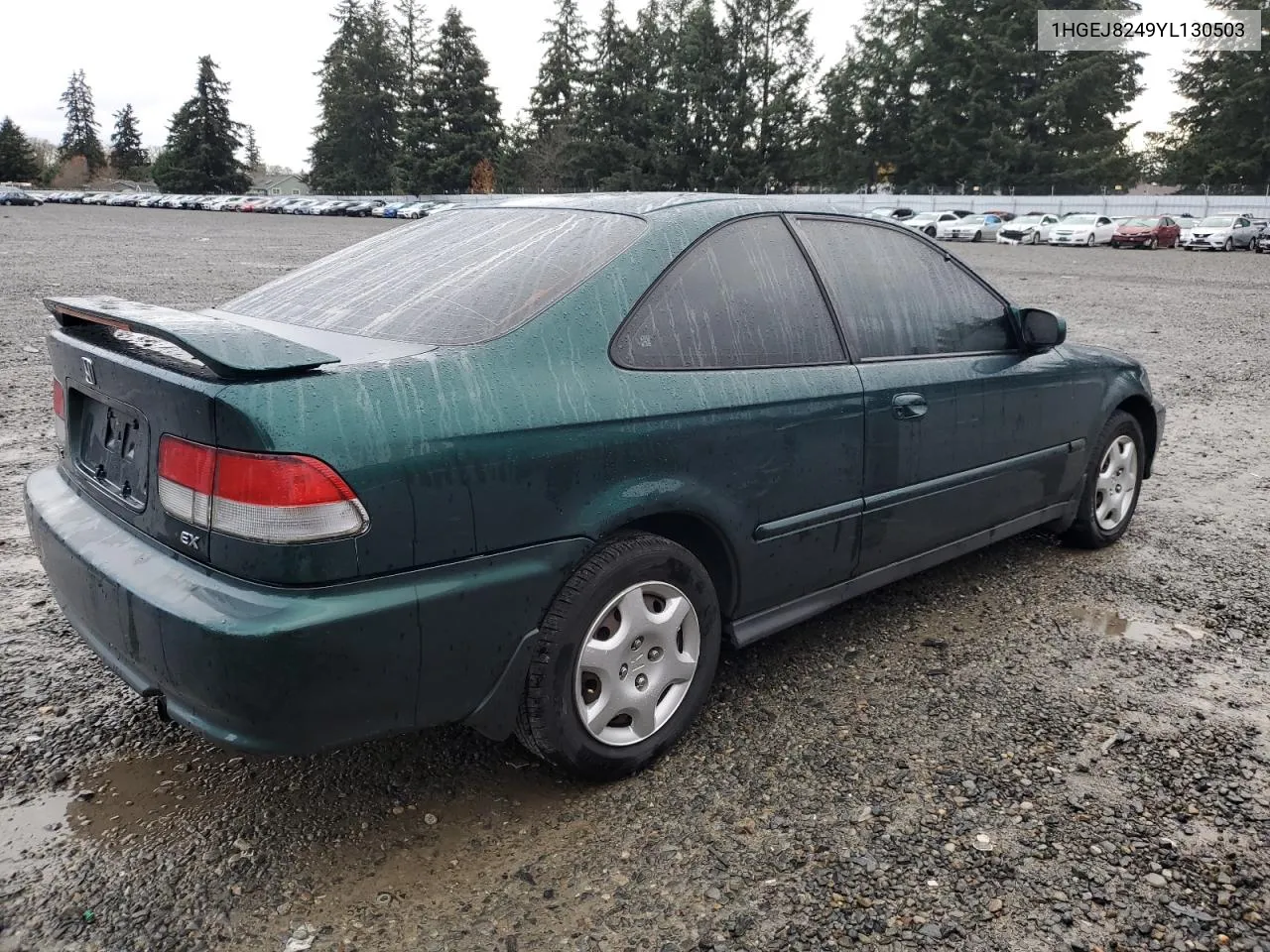 2000 Honda Civic Ex VIN: 1HGEJ8249YL130503 Lot: 80297734