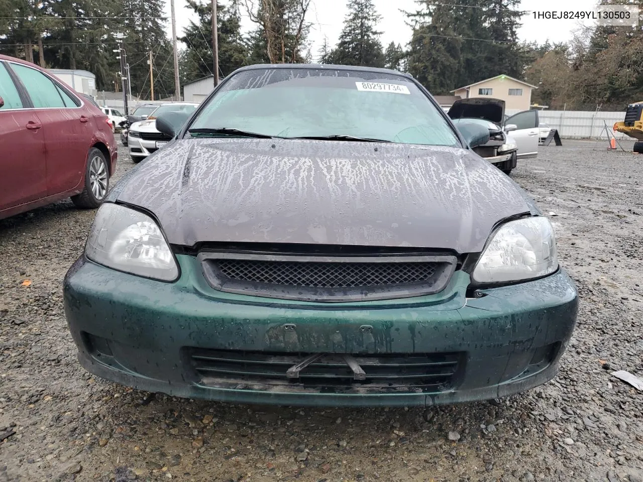 2000 Honda Civic Ex VIN: 1HGEJ8249YL130503 Lot: 80297734