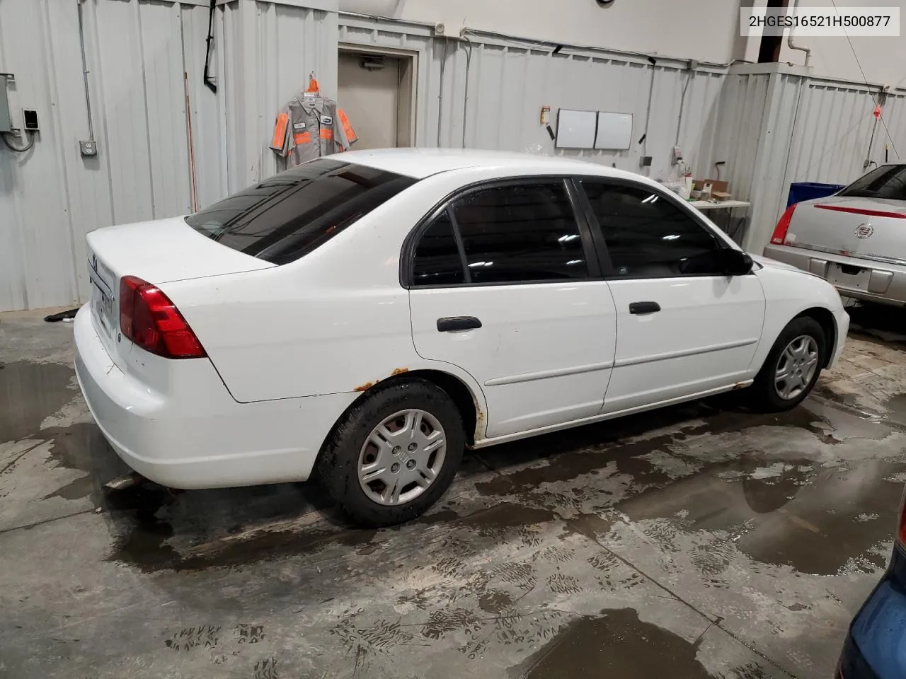 2001 Honda Civic Lx VIN: 2HGES16521H500877 Lot: 49765334