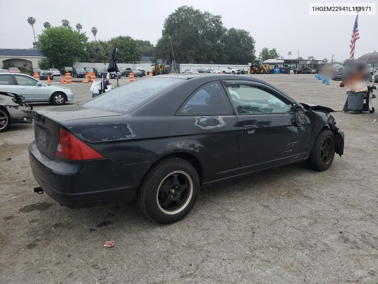 2001 Honda Civic Si VIN: 1HGEM22941L113971 Lot: 53862354