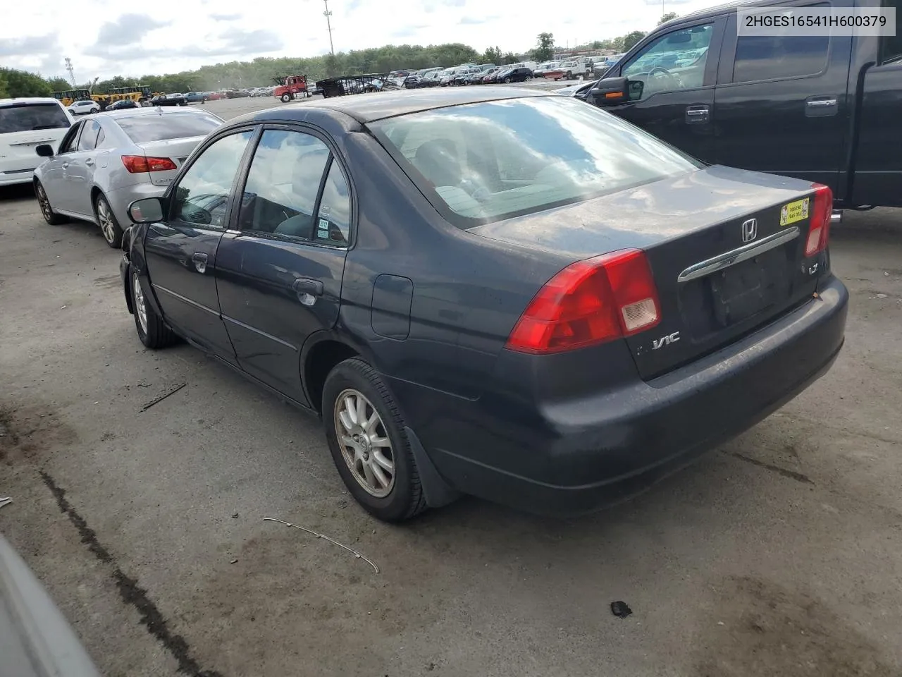 2001 Honda Civic Lx VIN: 2HGES16541H600379 Lot: 65013024