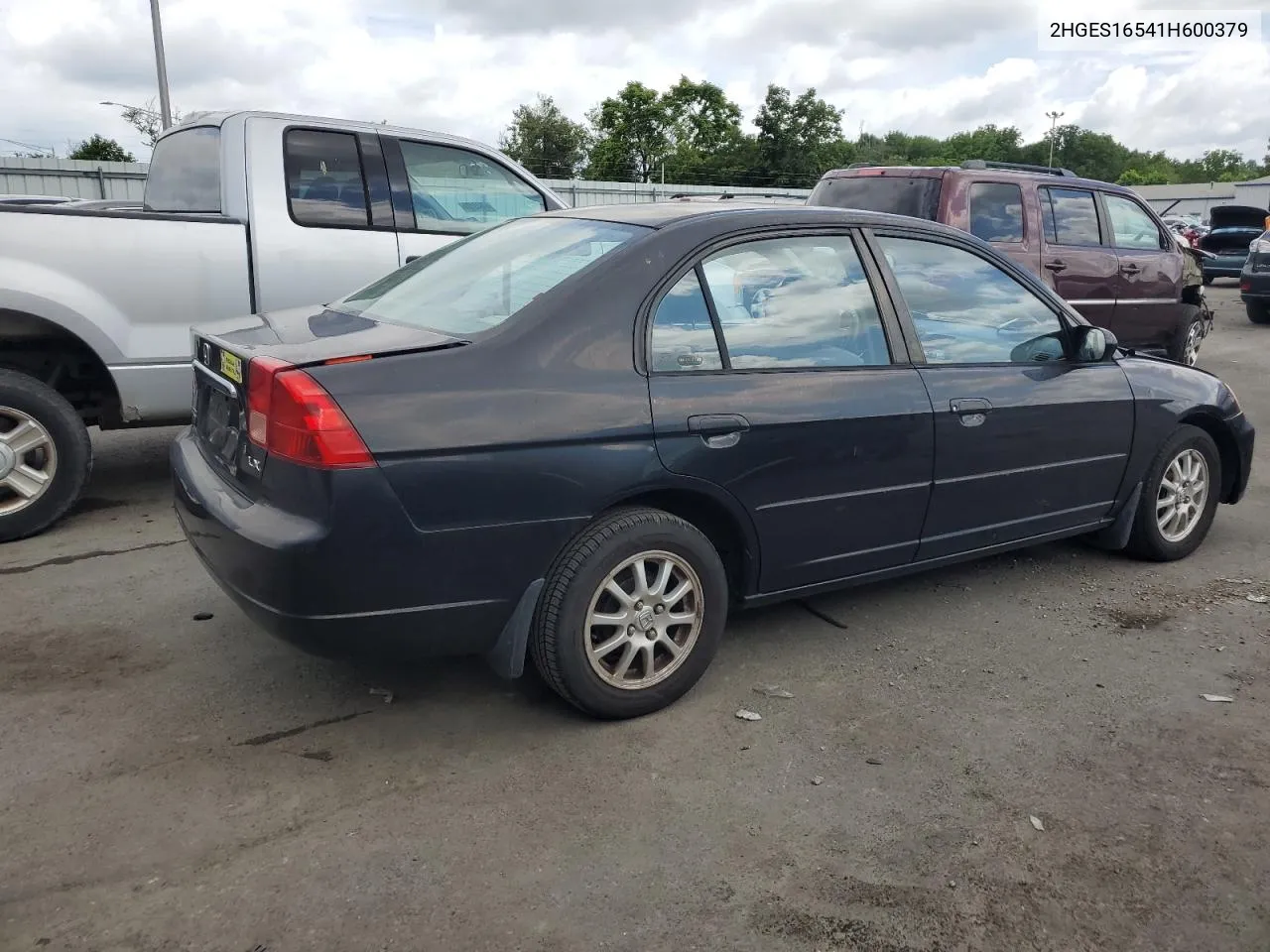 2001 Honda Civic Lx VIN: 2HGES16541H600379 Lot: 65013024