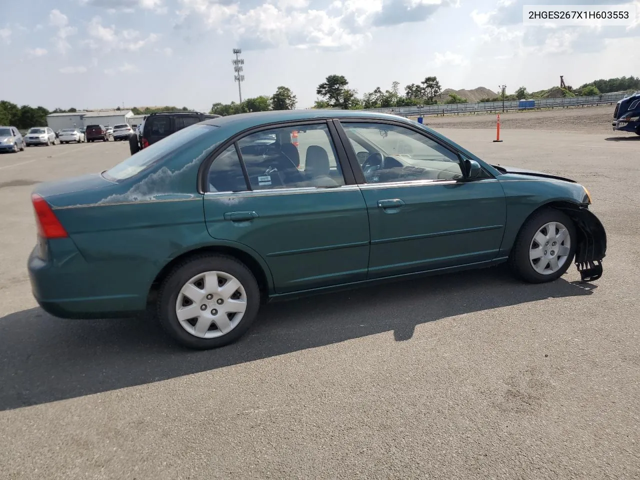 2001 Honda Civic Ex VIN: 2HGES267X1H603553 Lot: 66405794