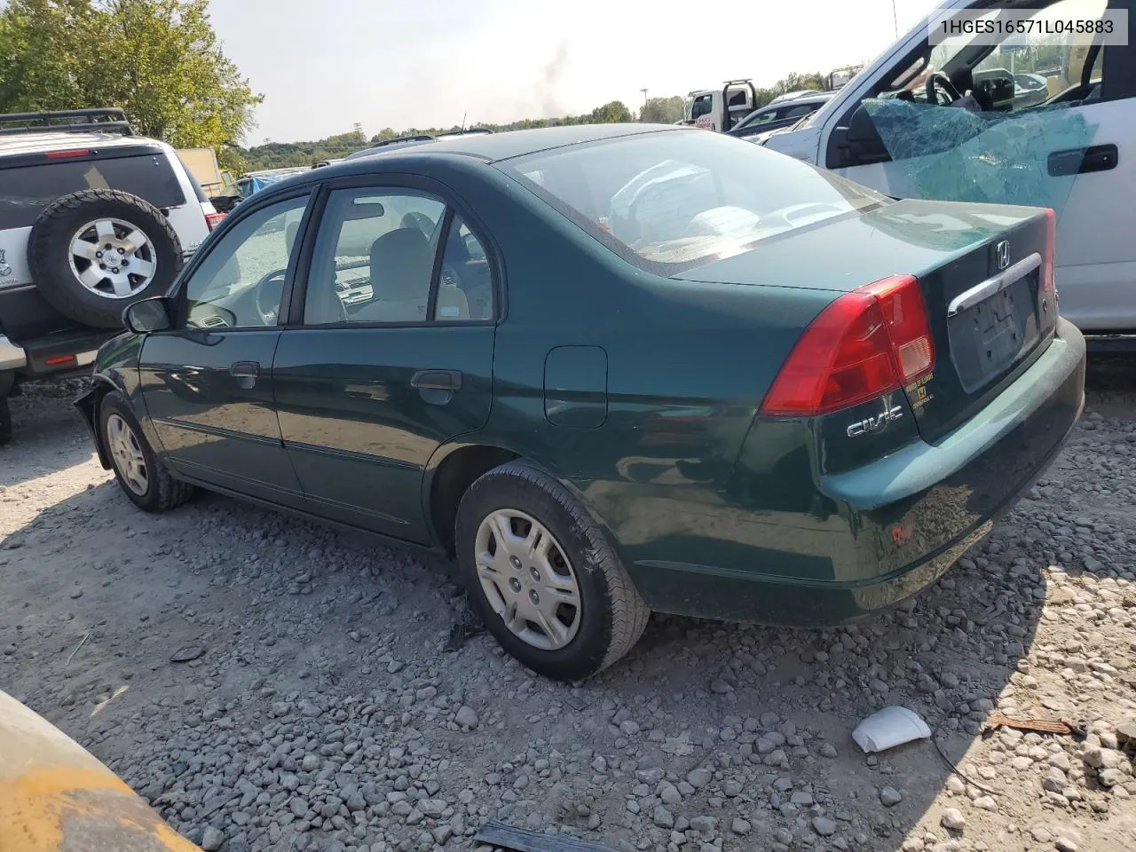 2001 Honda Civic Lx VIN: 1HGES16571L045883 Lot: 70127394