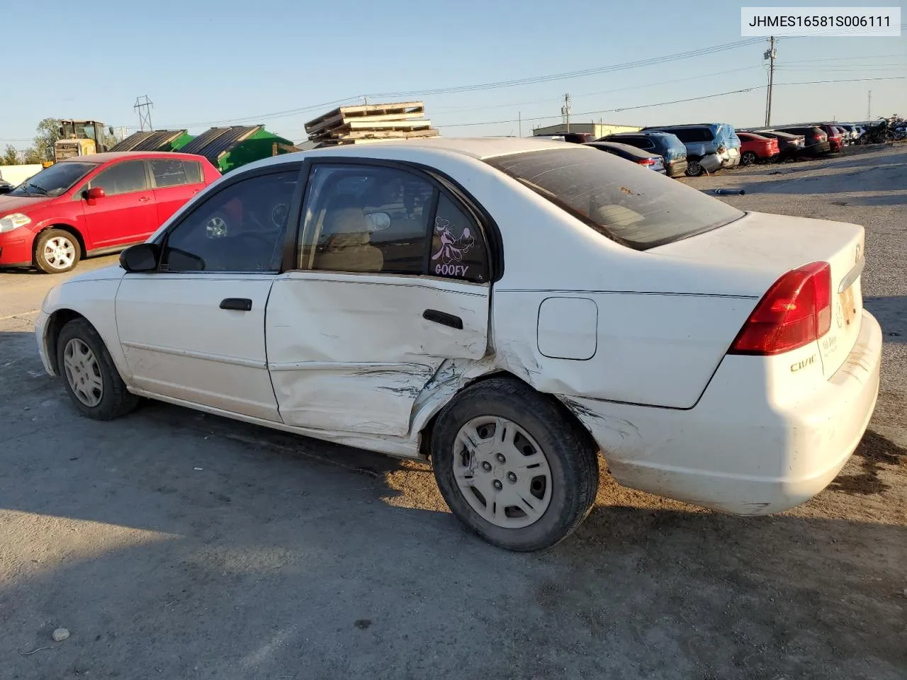 JHMES16581S006111 2001 Honda Civic Lx