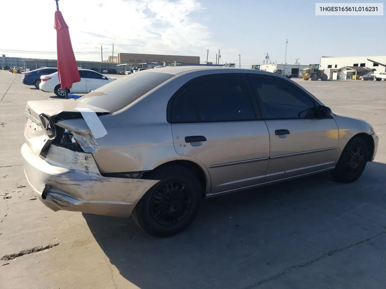 1HGES16561L016231 2001 Honda Civic Lx