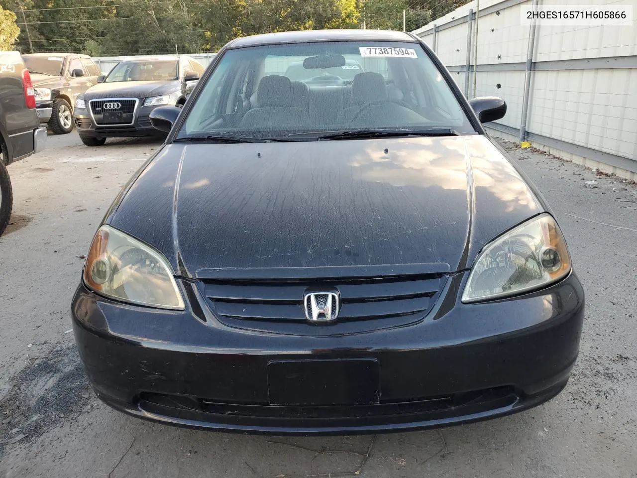 2001 Honda Civic Lx VIN: 2HGES16571H605866 Lot: 77387594