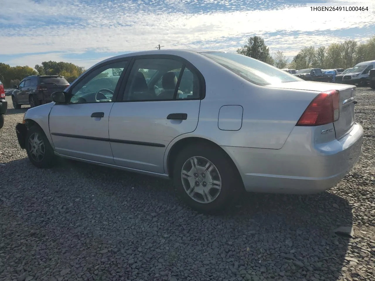 2001 Honda Civic Gx VIN: 1HGEN26491L000464 Lot: 78042584