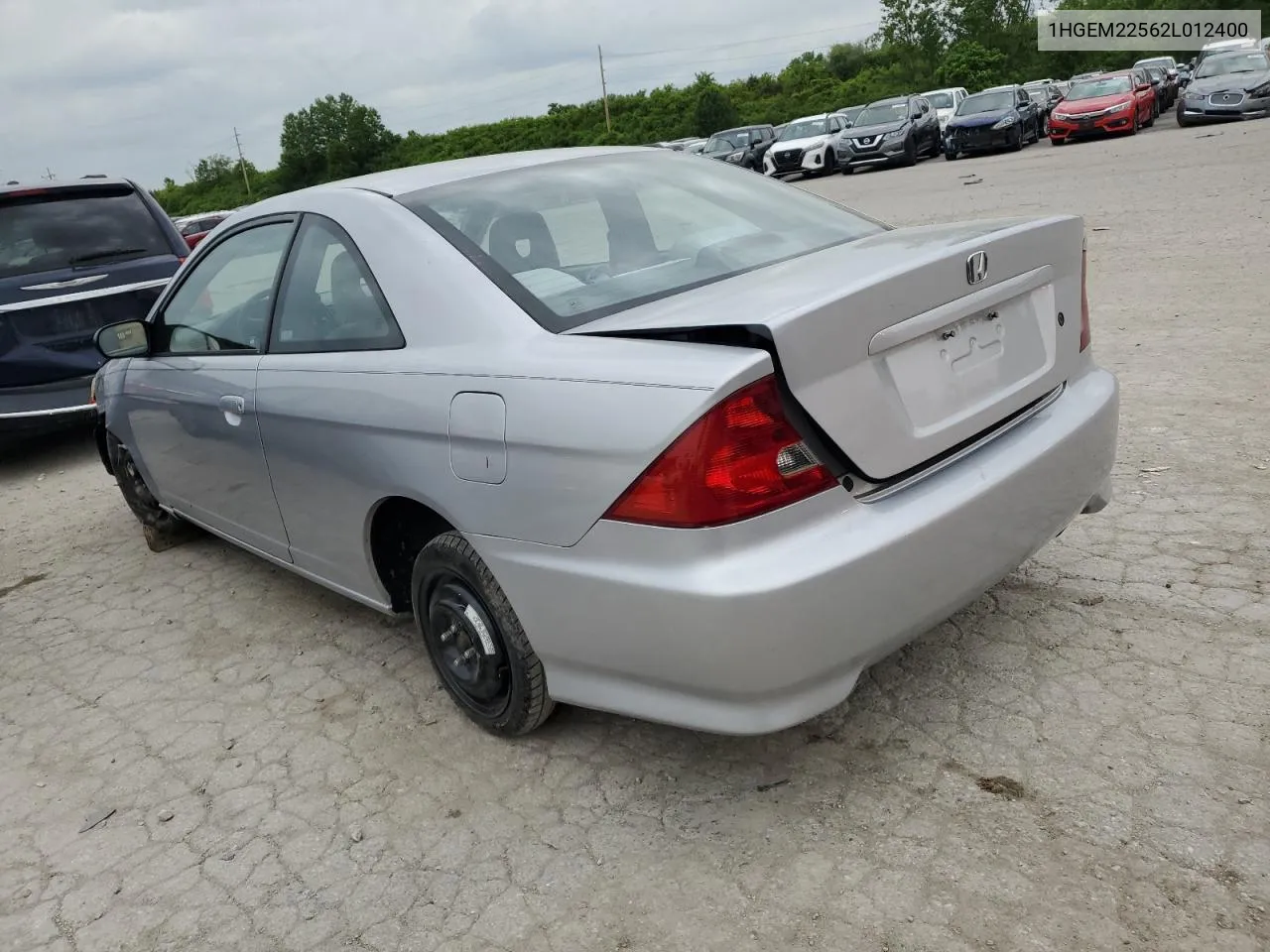 2002 Honda Civic Lx VIN: 1HGEM22562L012400 Lot: 54145994