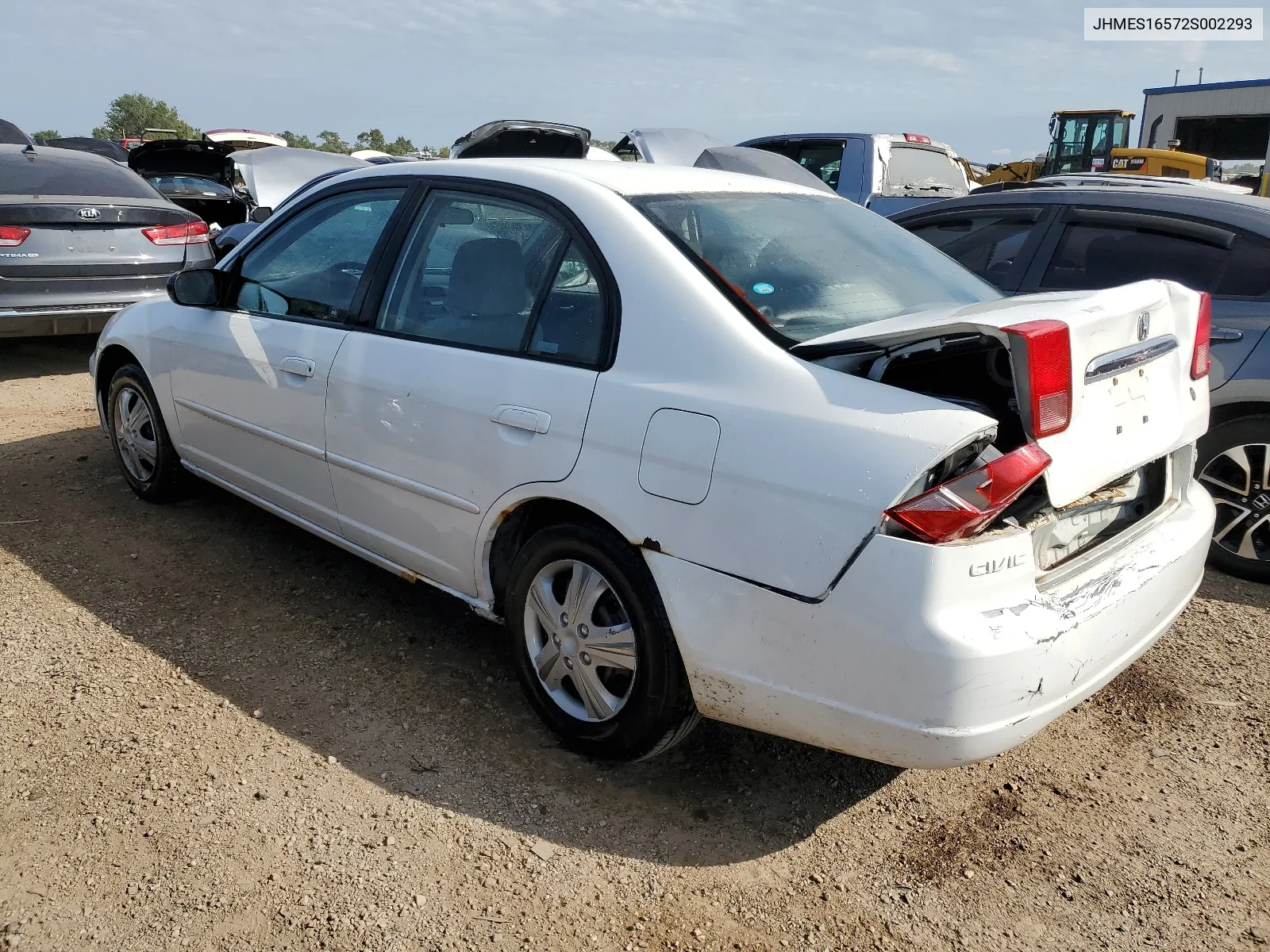 2002 Honda Civic Lx VIN: JHMES16572S002293 Lot: 66888384