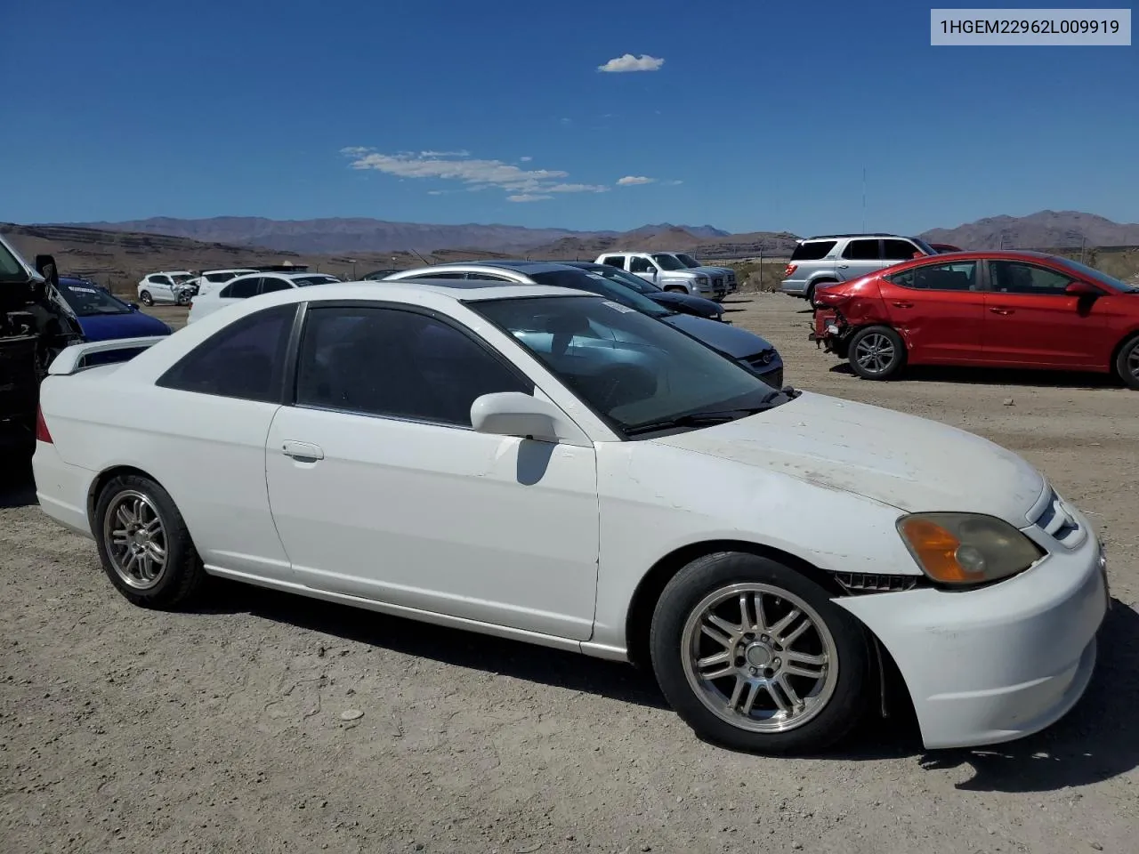 2002 Honda Civic Ex VIN: 1HGEM22962L009919 Lot: 69460834