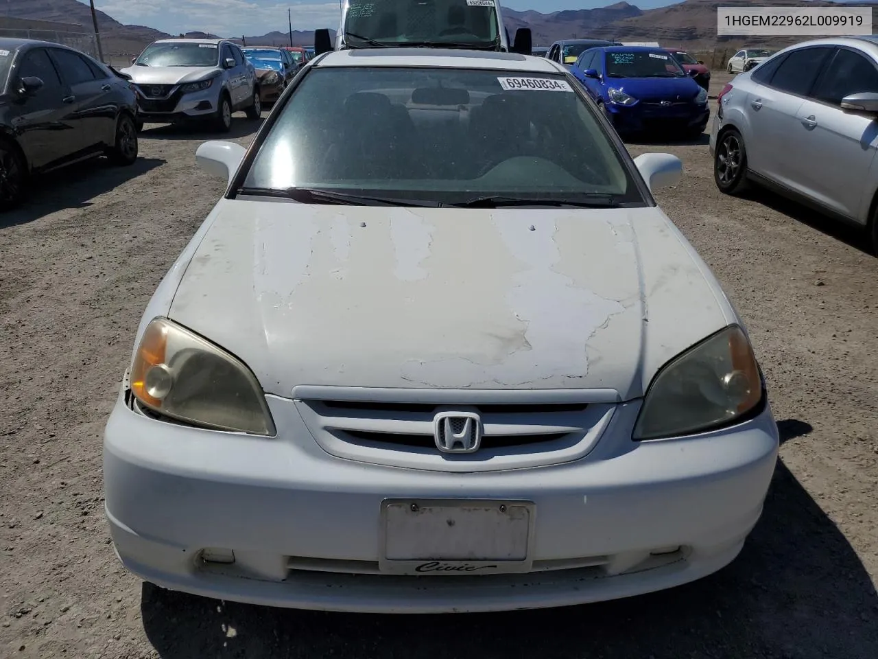 2002 Honda Civic Ex VIN: 1HGEM22962L009919 Lot: 69460834