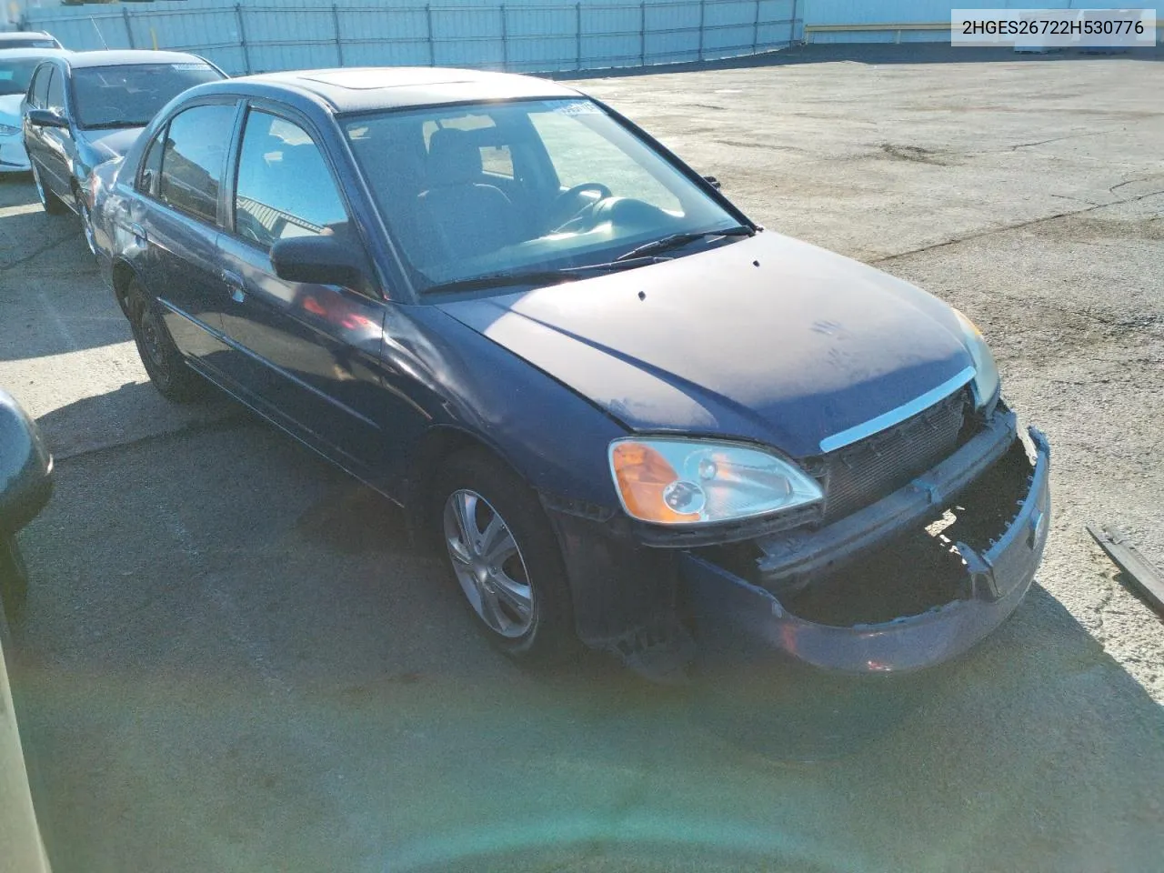 2HGES26722H530776 2002 Honda Civic Ex