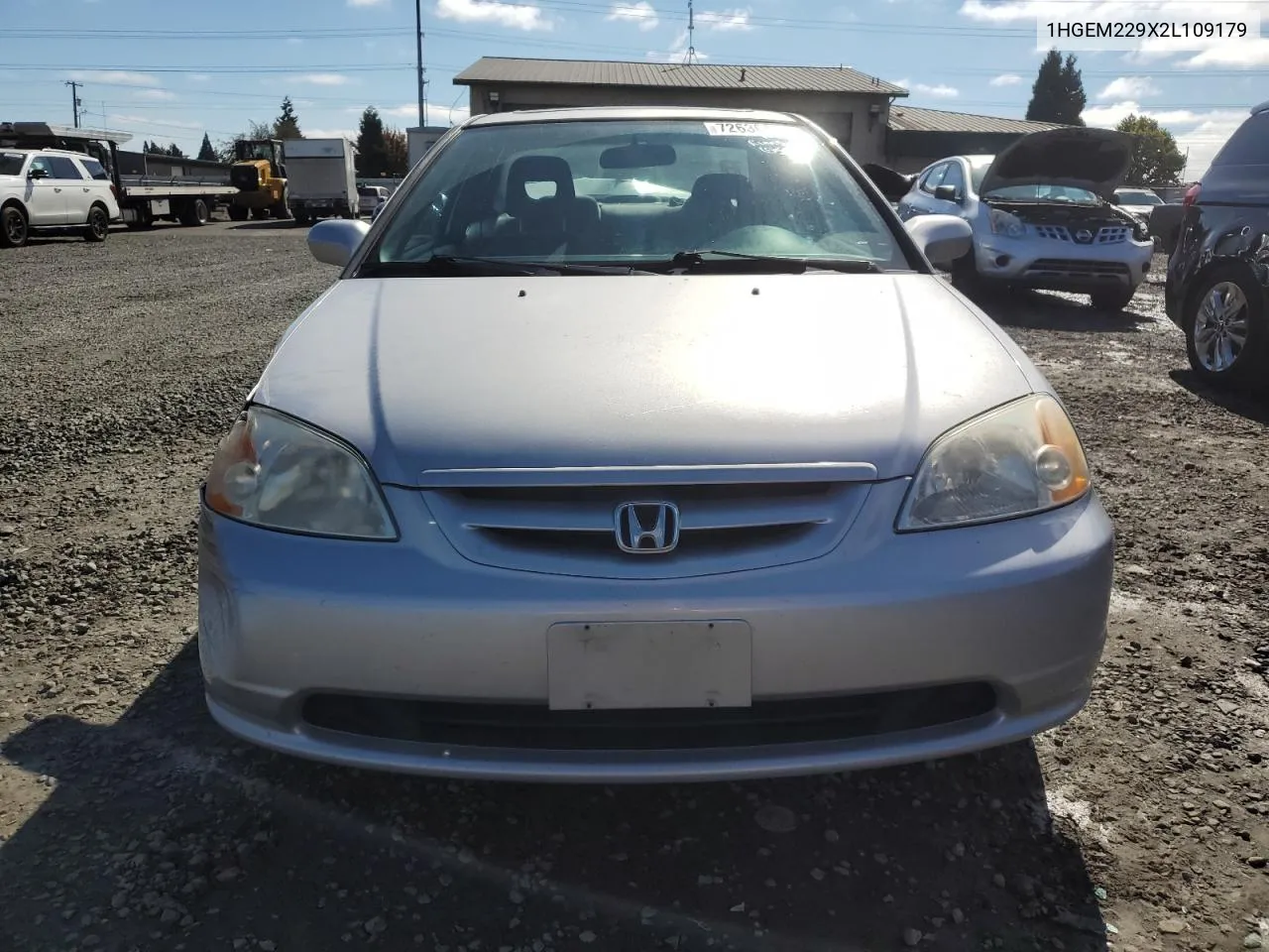 2002 Honda Civic Ex VIN: 1HGEM229X2L109179 Lot: 72636554