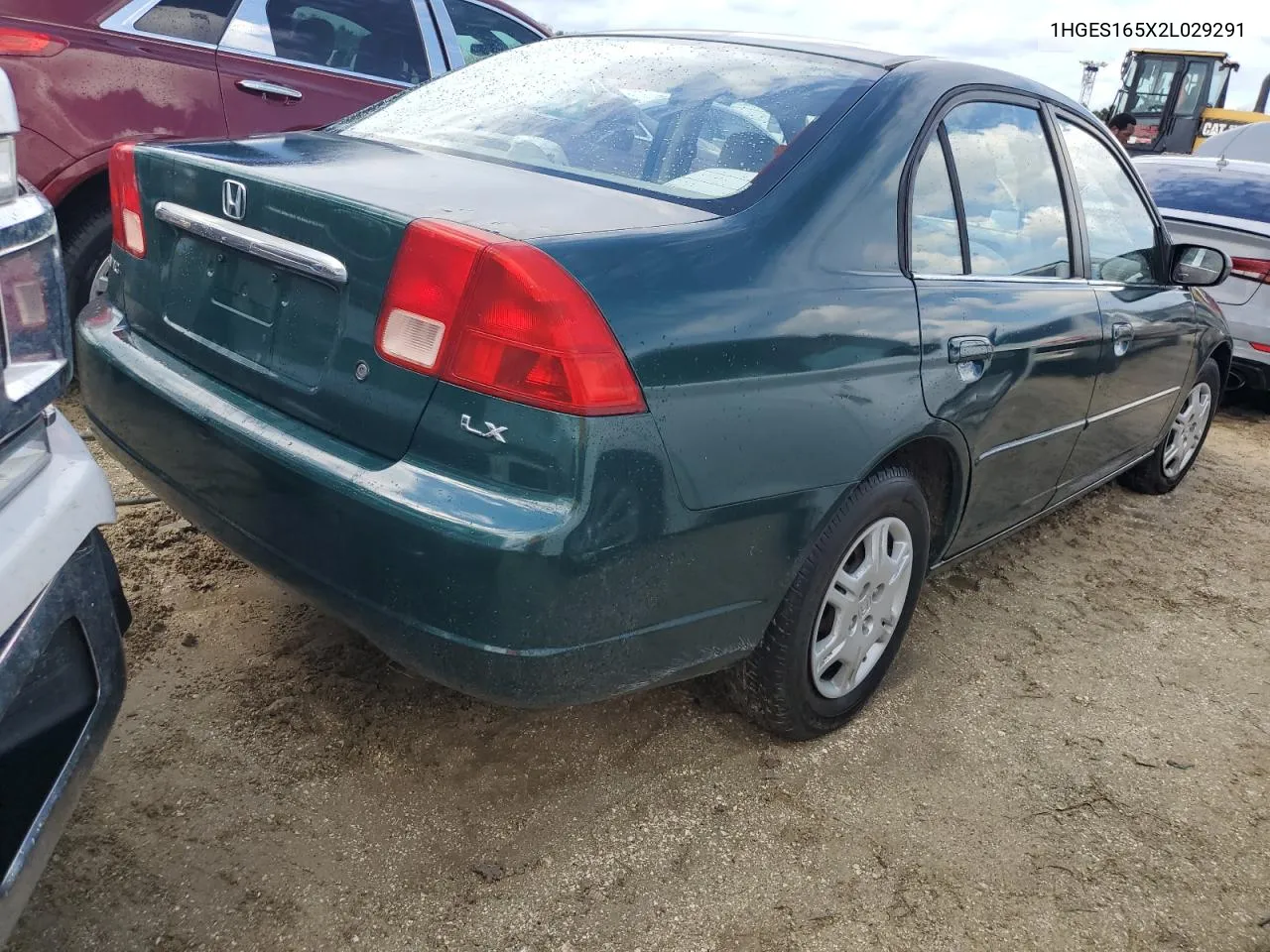 2002 Honda Civic Lx VIN: 1HGES165X2L029291 Lot: 74014624