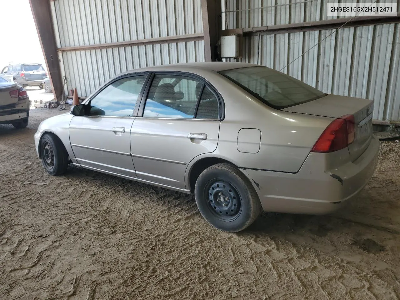 2002 Honda Civic Lx VIN: 2HGES165X2H512471 Lot: 74489314